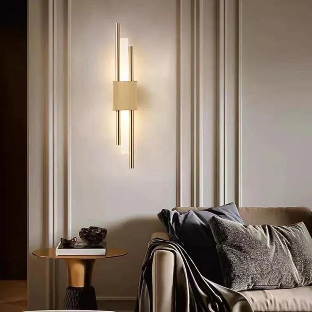 Refined Radiance Marble Accents Wall Light D787