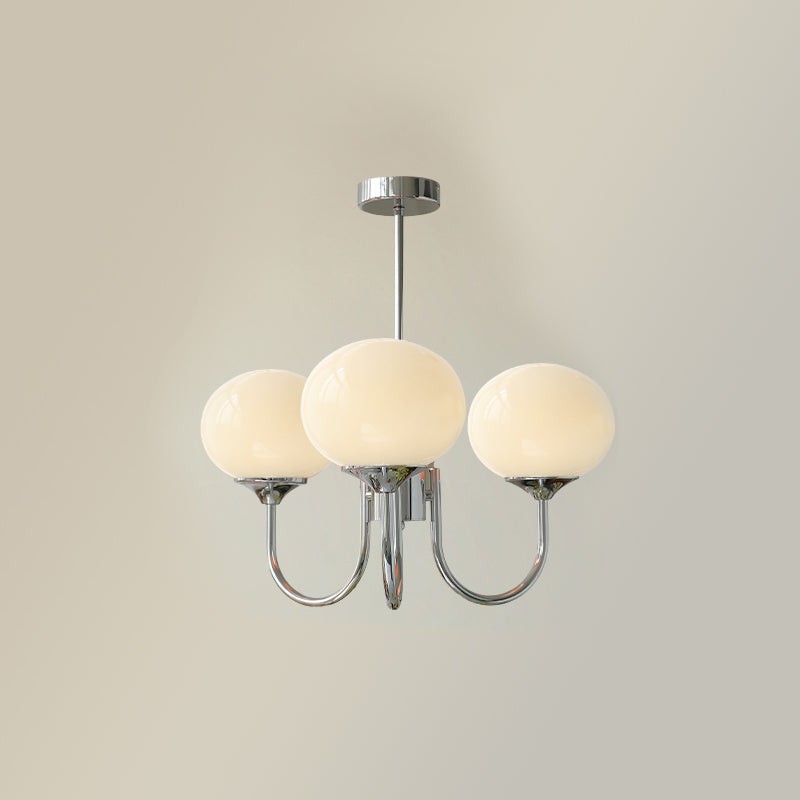 Nordic Bauhaus Glass Marshmallow Chandelier S168