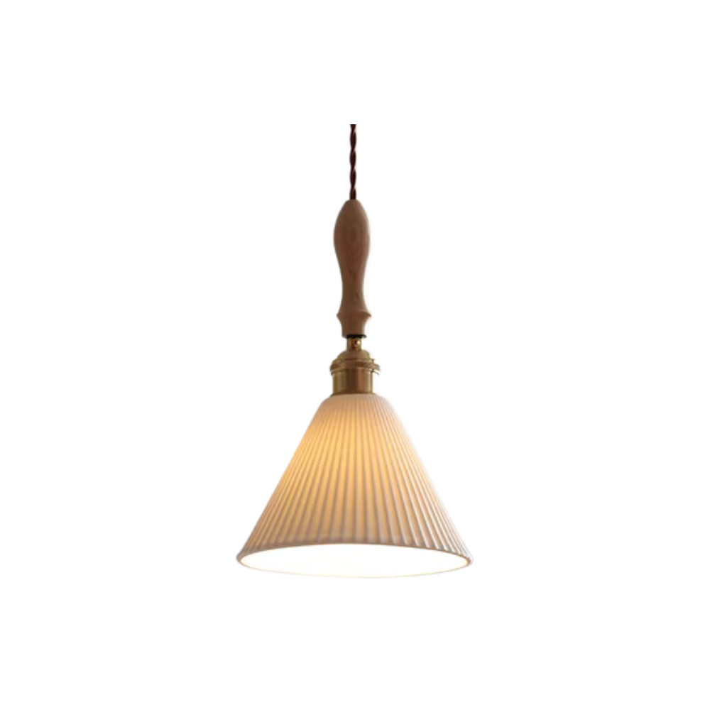 The Clear Ceramic Glass Pendant Light D861