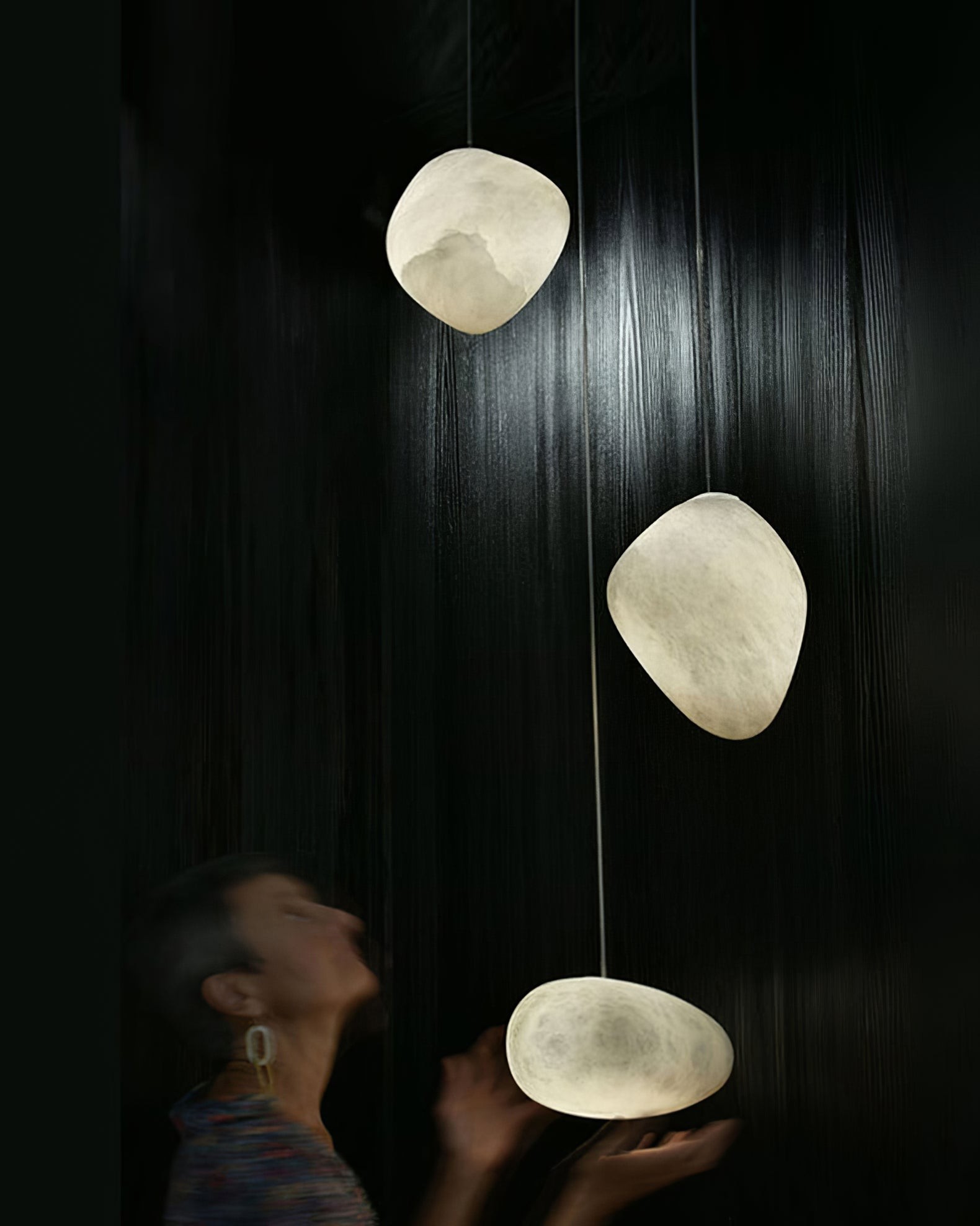 Pebbles Alabaster Pendant Lamp M439