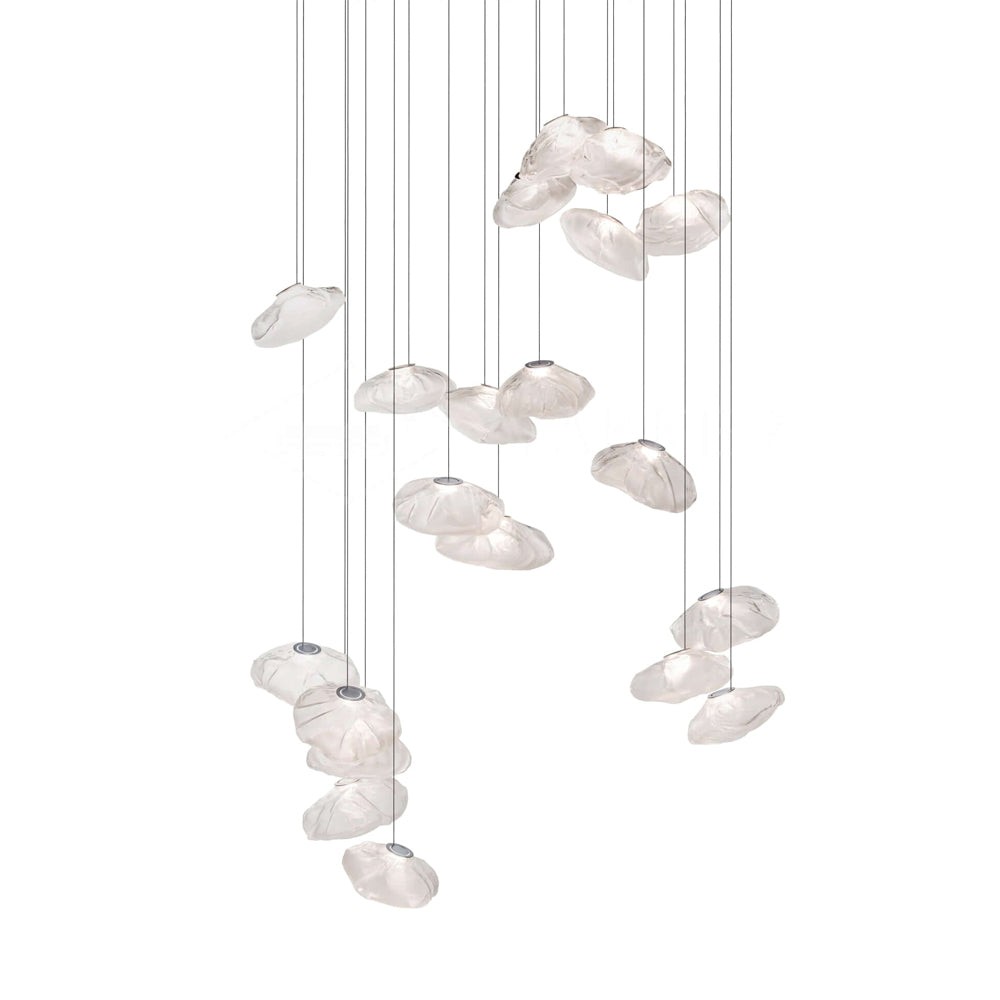 Multi-Head Irregular Glass Bubble Chandelier M180