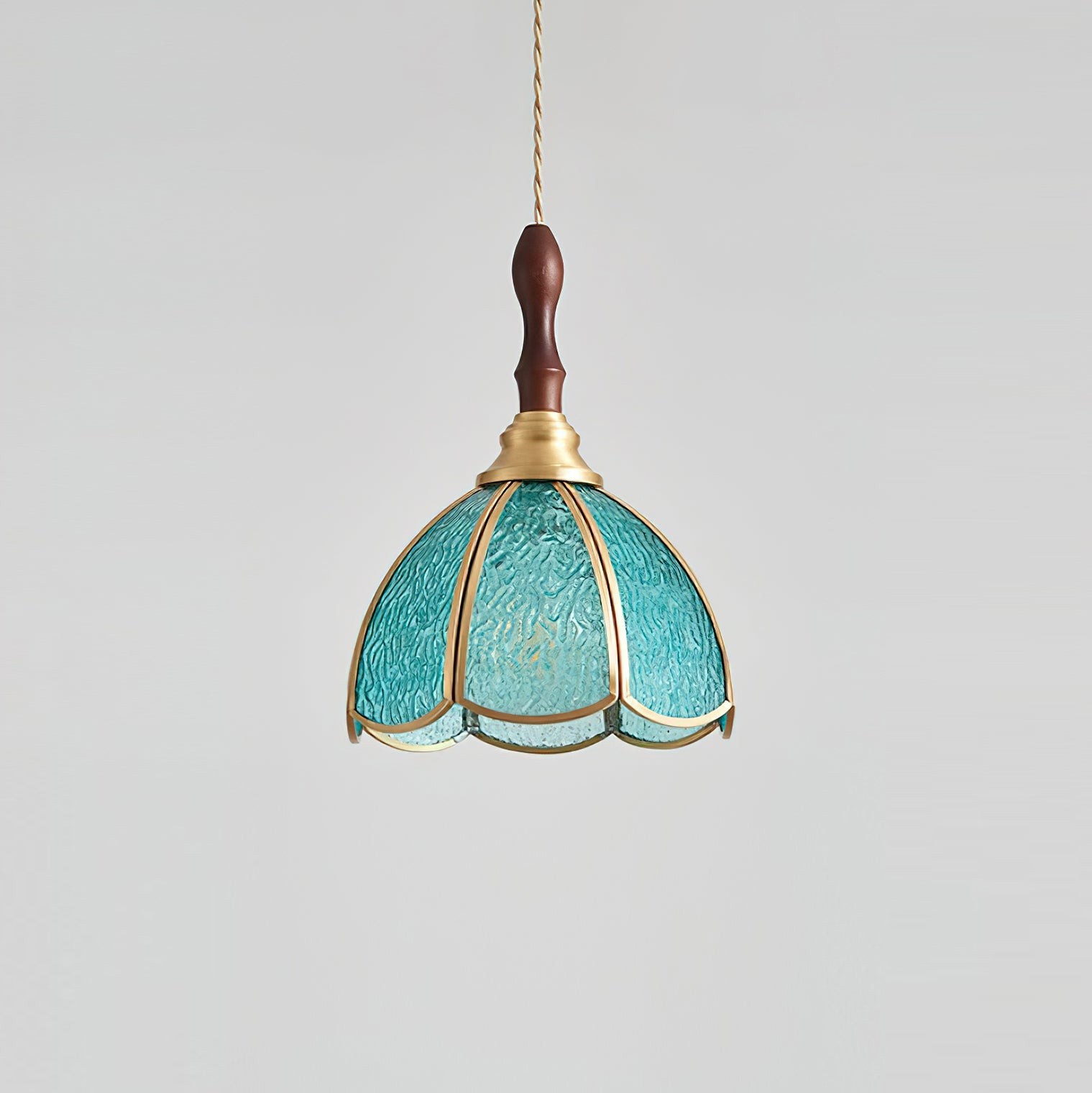 Vintage Tiffany Stanied Glass Pendant Lamp M336