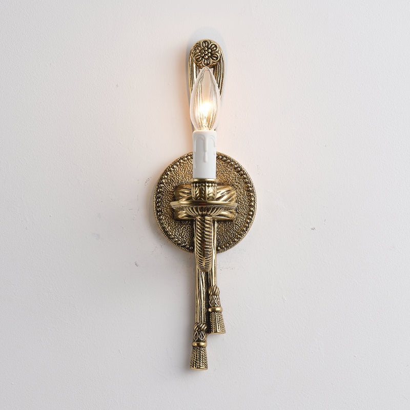 Cast Brass Sconce D584