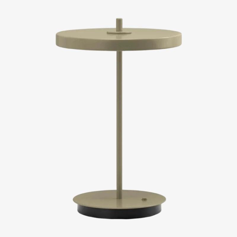 Astris Modern Minimalist Metal Table Lamp Soft LED Illumination for Living Room and Office T581