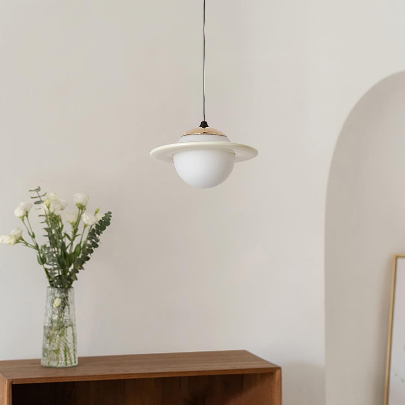 Romantic Saturn Planet Pendant Lamp for Bedroom M519