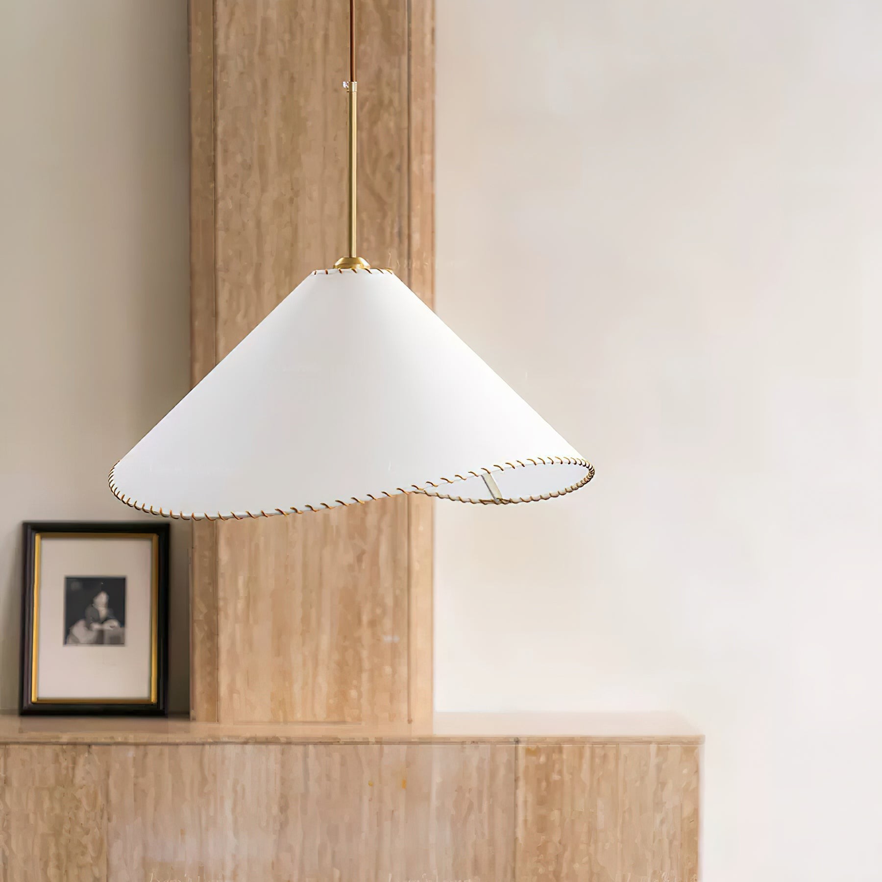 Twisted Shade Fabric Pendant Lamp M504