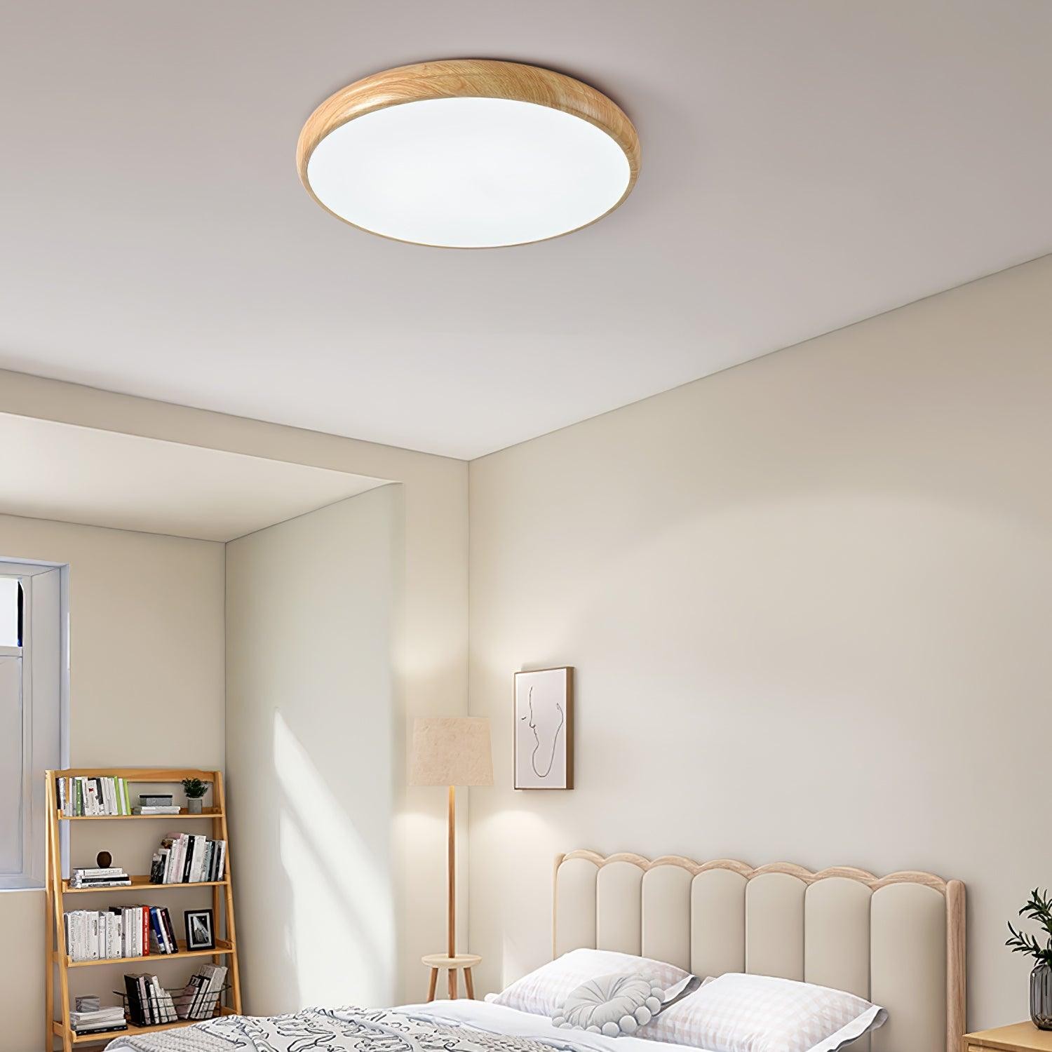 Wood Grain Round Ceiling Lamp M297