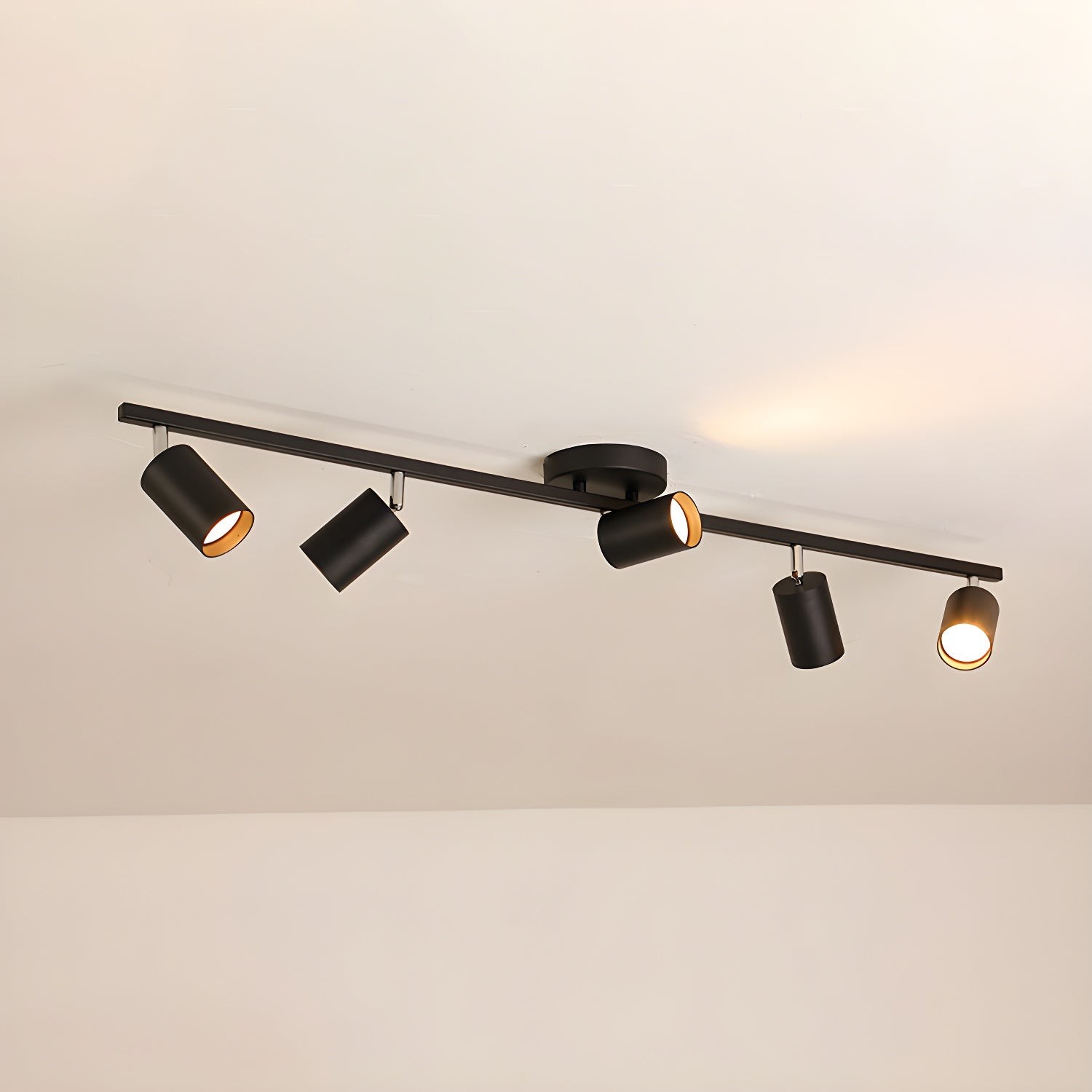 Row Of Multi-Head Metal Ceiling Lights M70