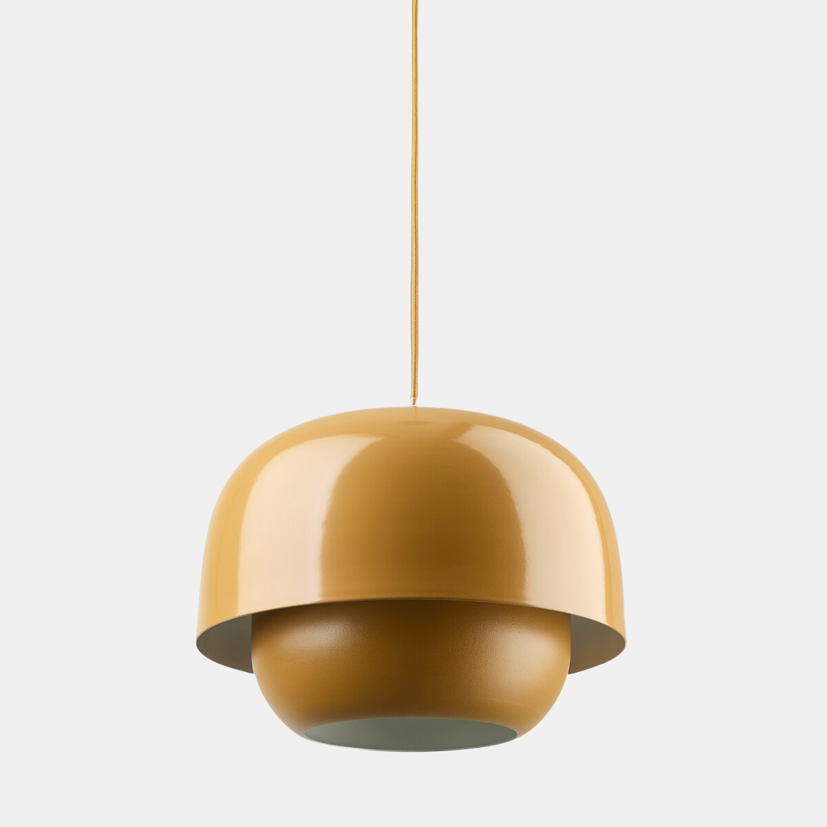 Clinco Retro-Modern Metal Pendant - Dual Shade Dome Light T413