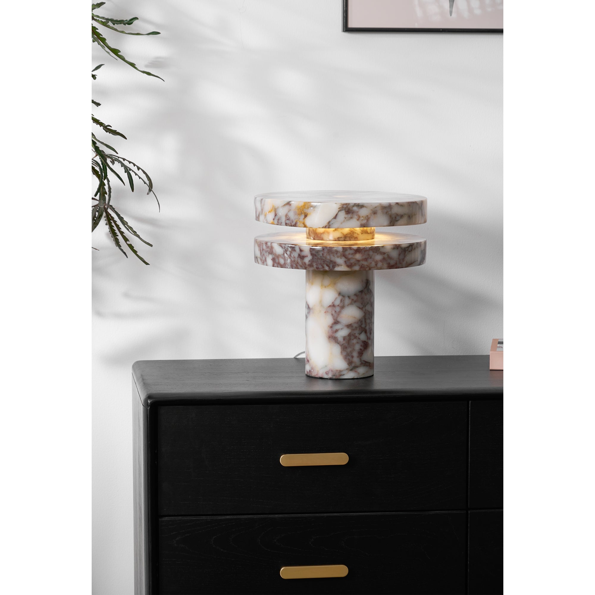 Pillar Marble Table Lamp D567