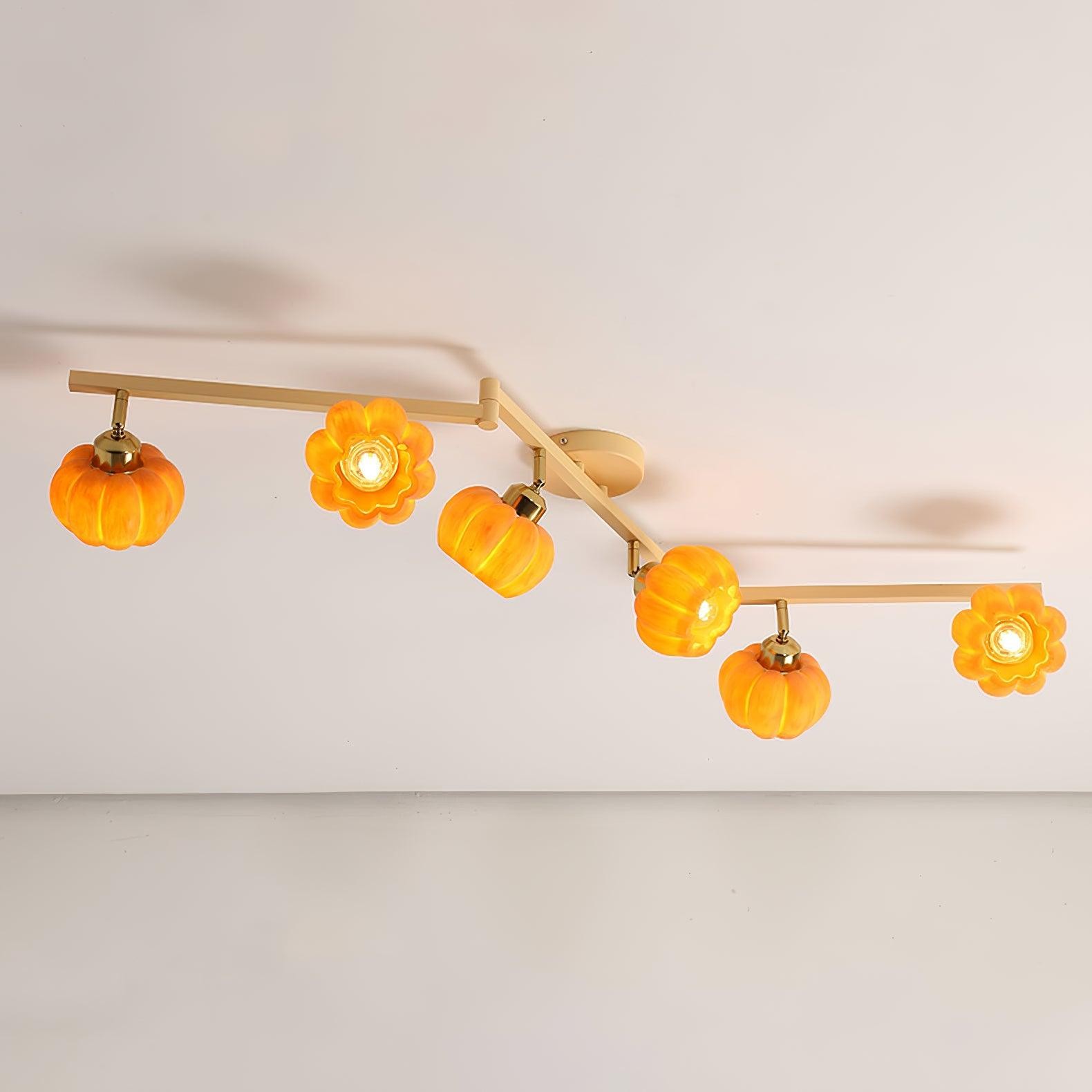 Pumpkin Flower Ceiling Lamp M315