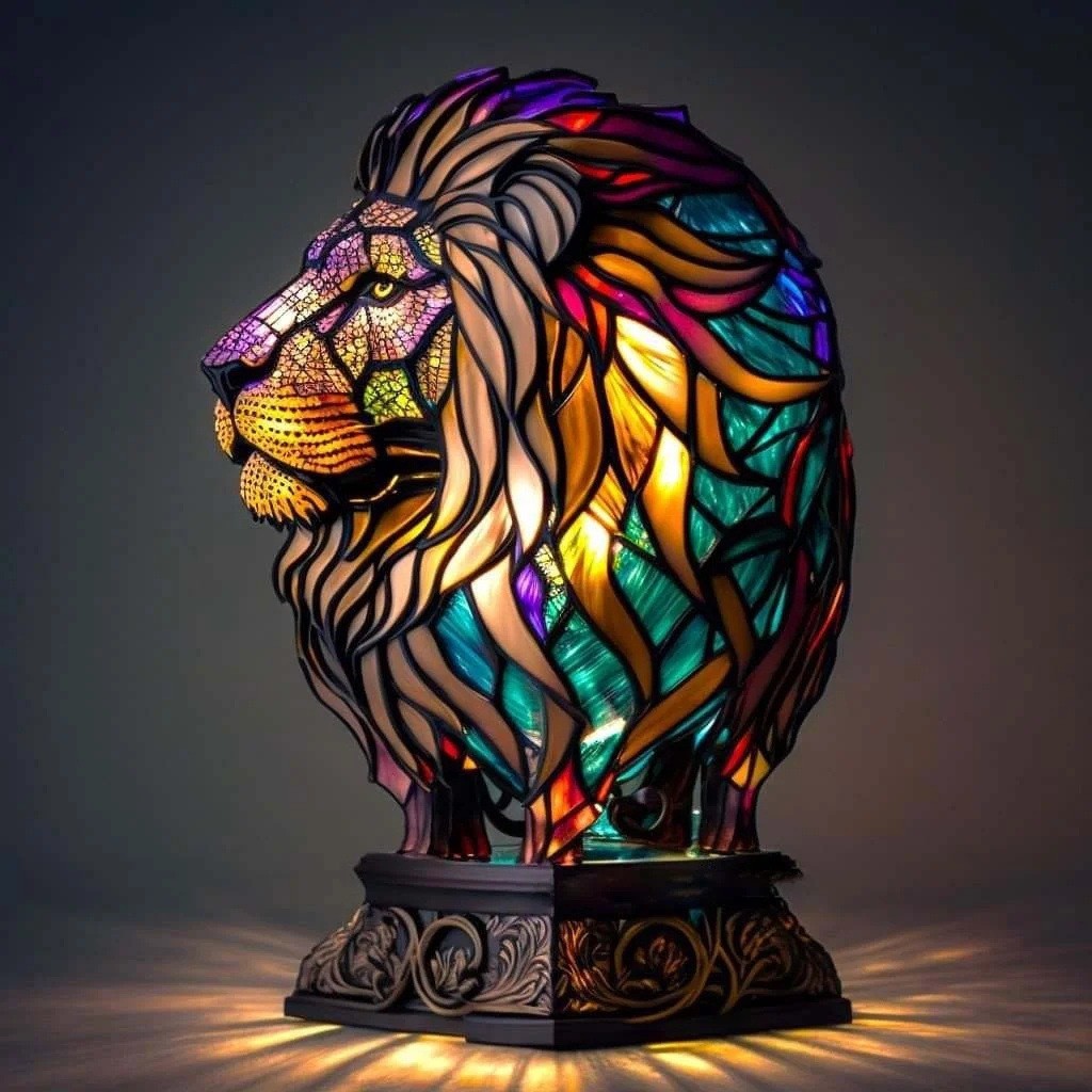 Magical Animal Statue Resin Table Lamp M53