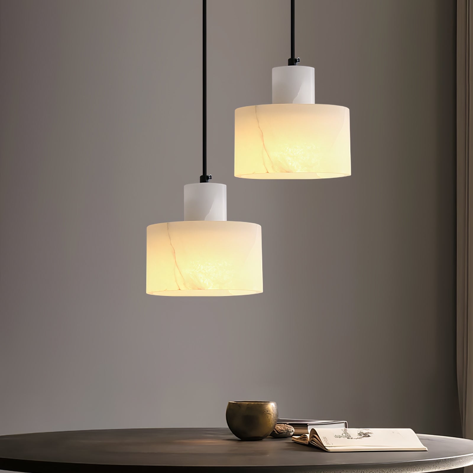 Cyls Alabaster Pendant Lamp D402