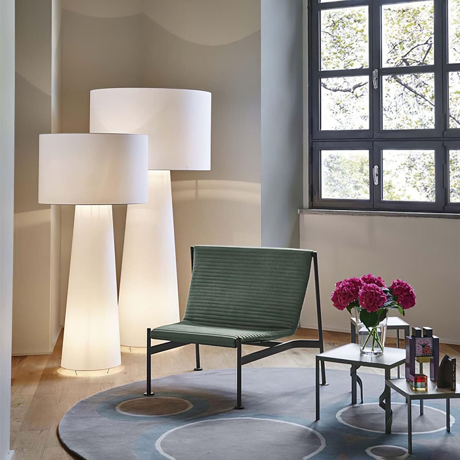 Column Fabric Floor Lamp Suitable For Living Room M76