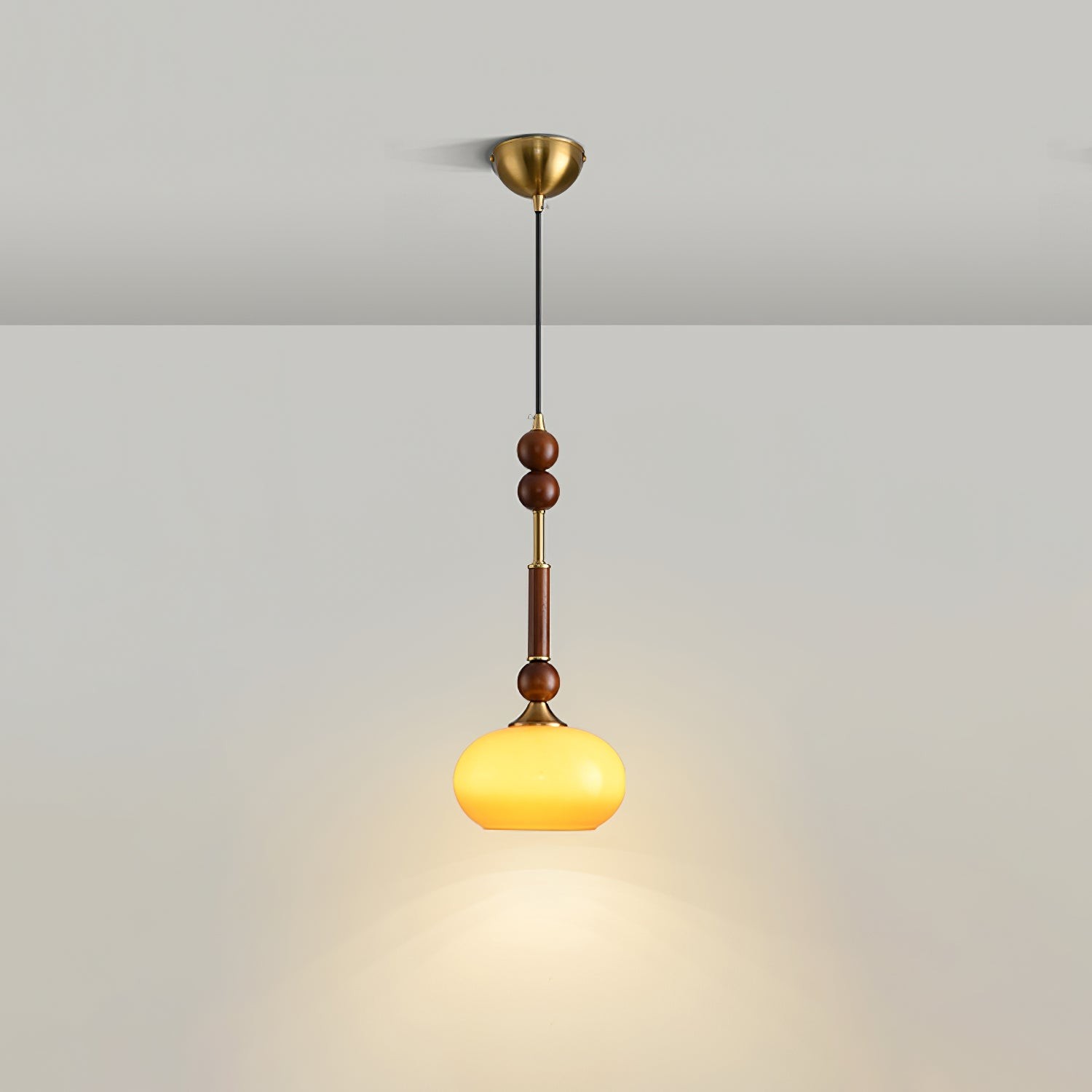 Retro Solid Wood Series Pendant Lamp M524