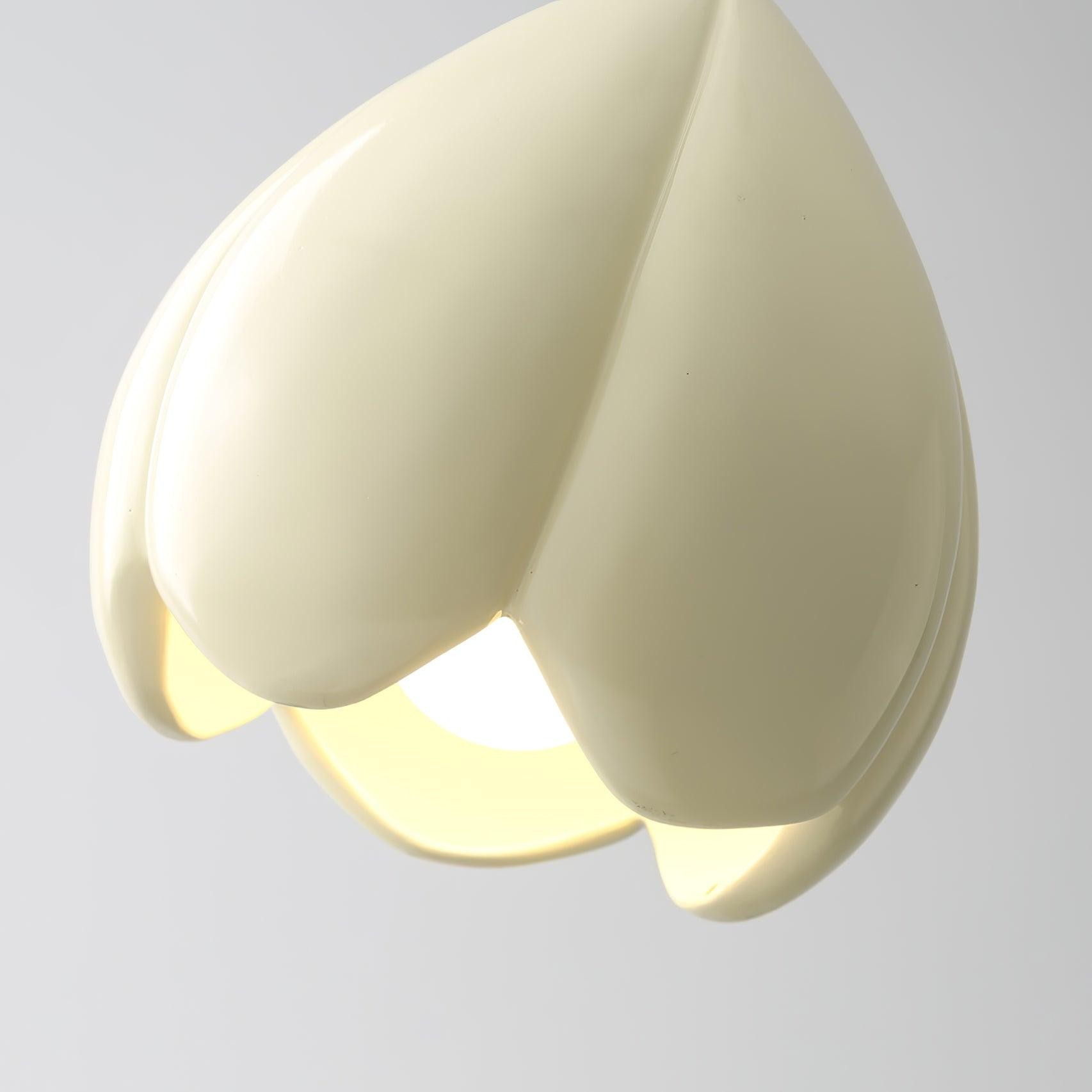 Cream Color Resin Pod Pendant Lamp M475
