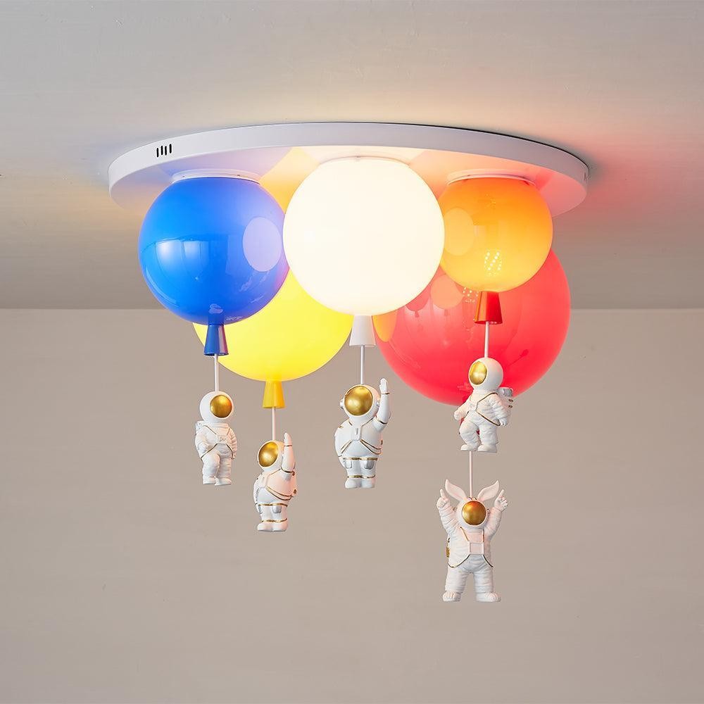 Astronaut Glossy Balloon Ceiling Lamp M494