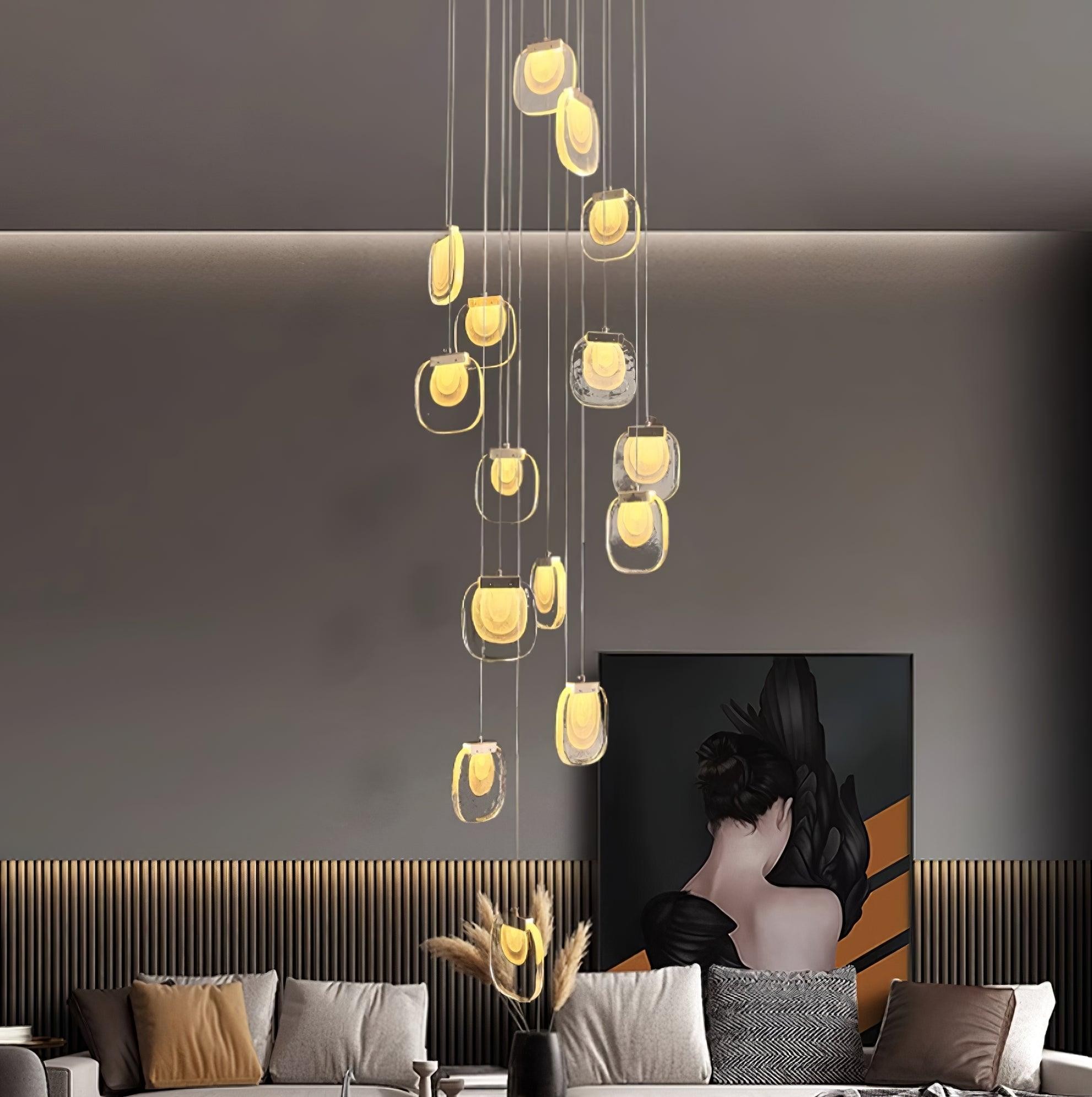 Glass Ripples Pendant Lamp M258
