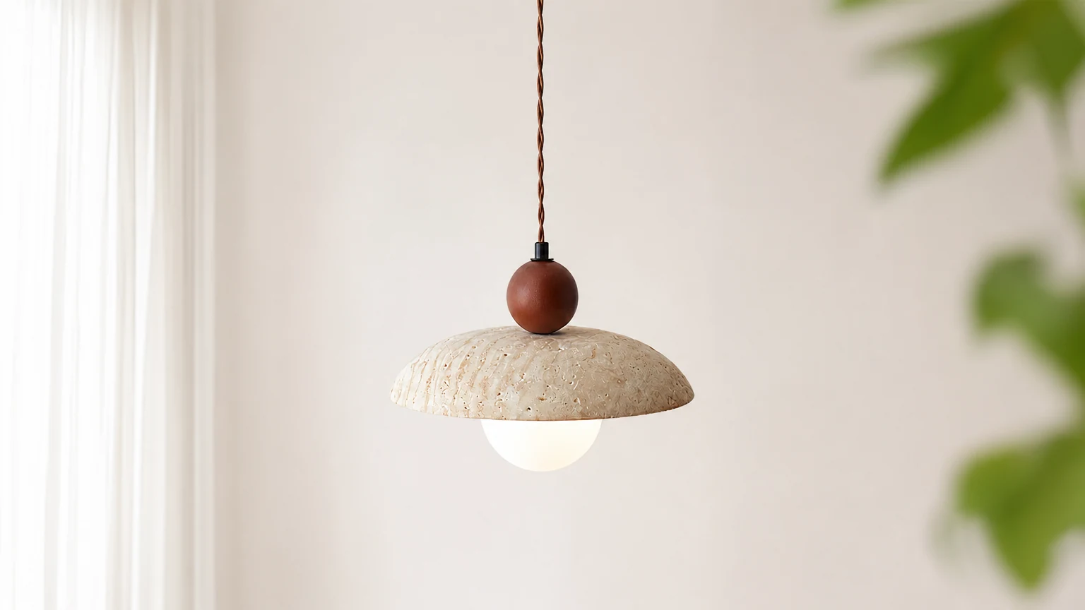 Lampa wisząca Floyd D33 w ciepłej scenerii wnętrza