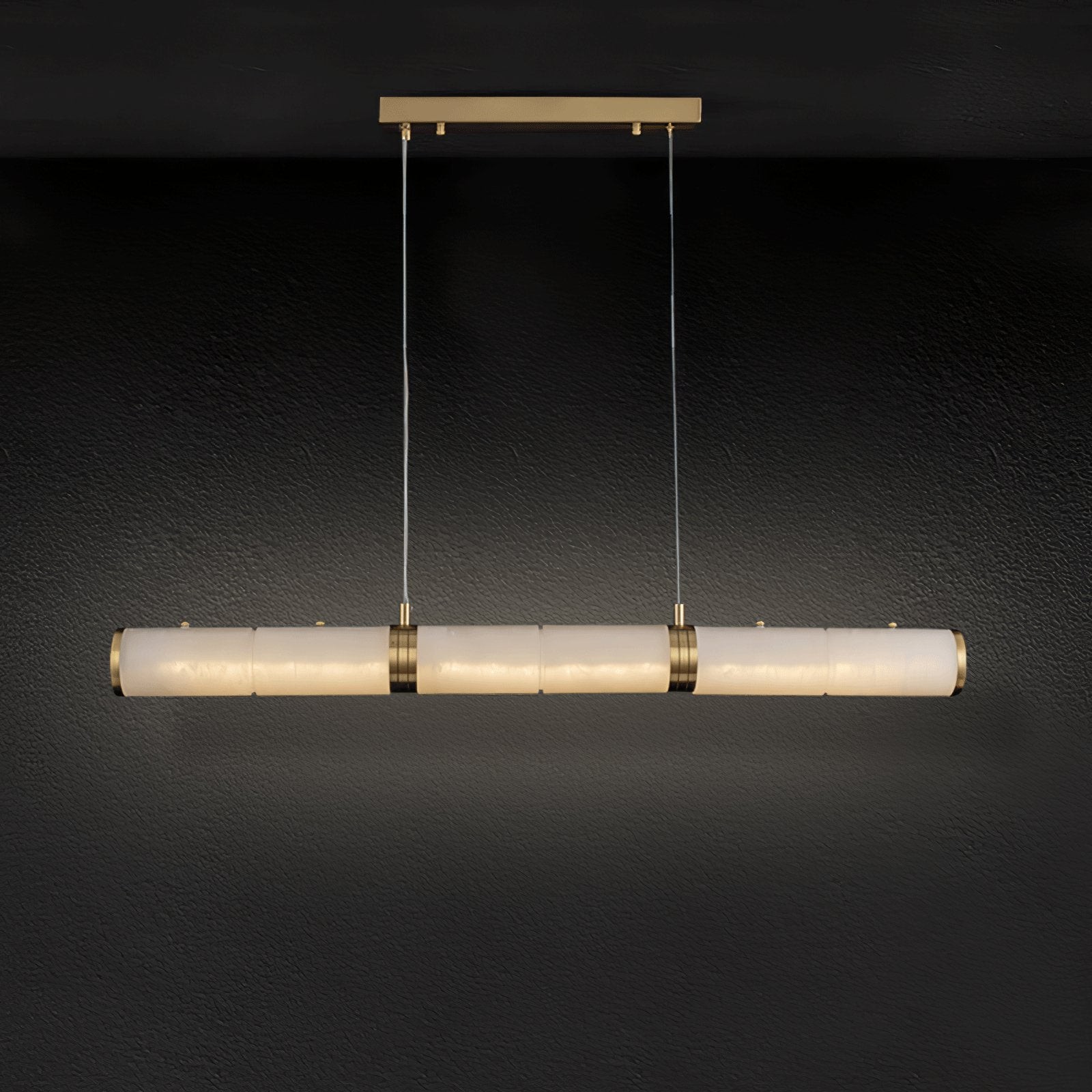 Luxurious Alabaster Beam Pendant Light M96