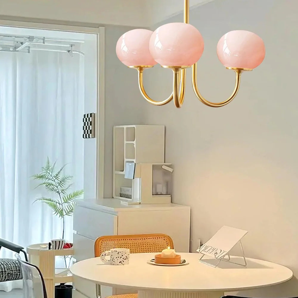 Marshmallow Modern Glass Chandelier D776