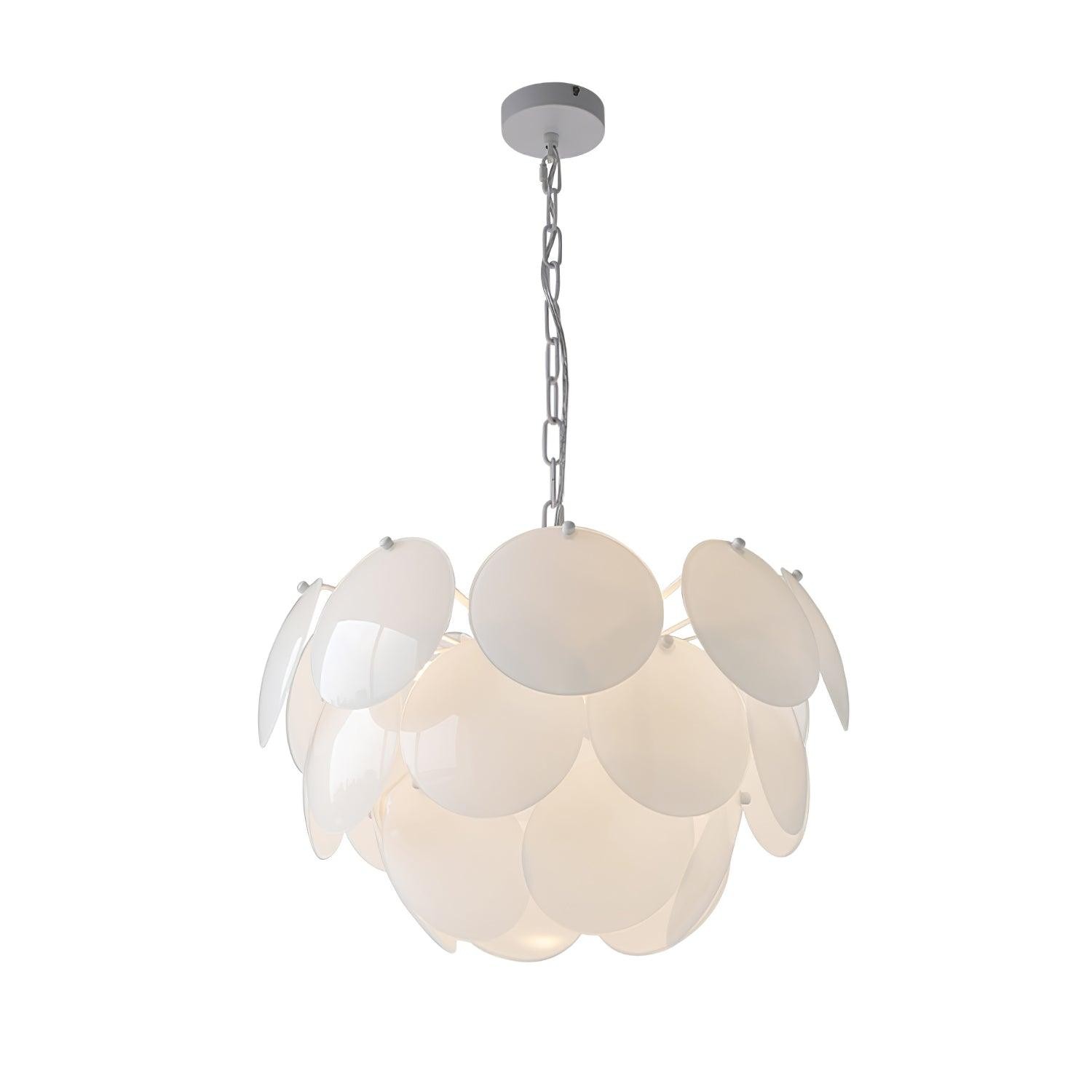 Luxury Fashion Luminous Petal Glass Chandelier M54