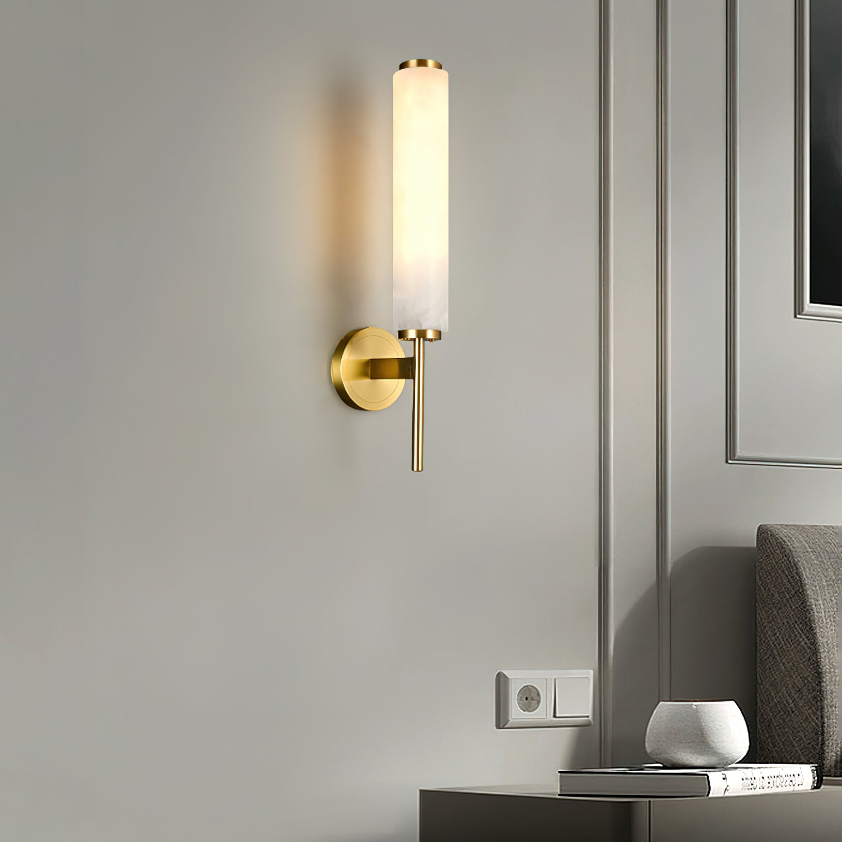 Brindisi Alabaster Wall Sconce D389