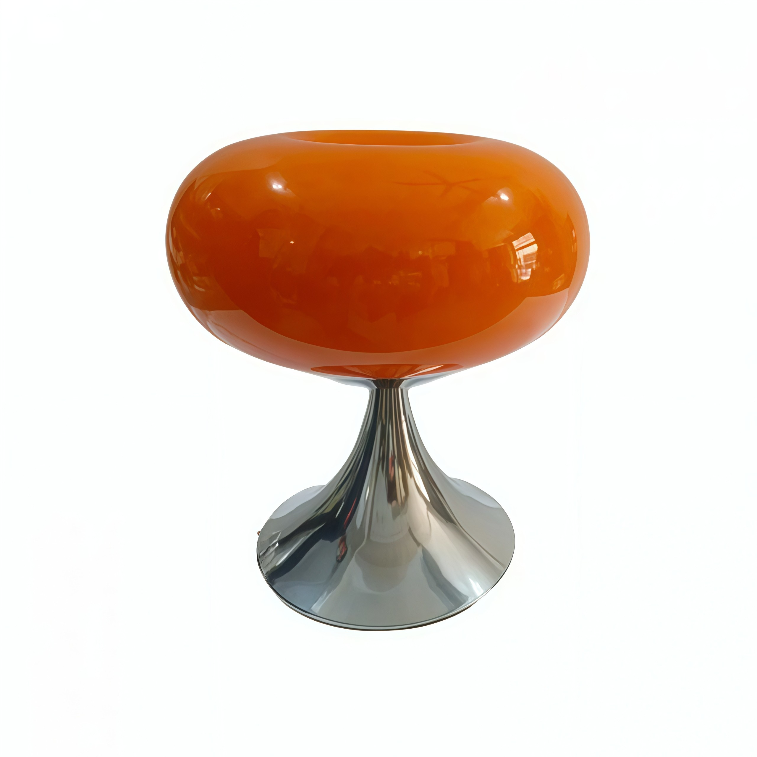 Bauhaus Apple Shaped Glass Led Table Lamp S137