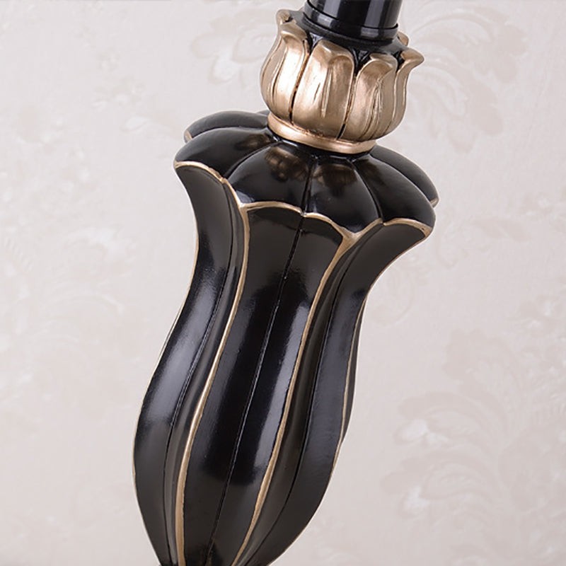 Palace Floral Resin Carved Base Table Lamp M16