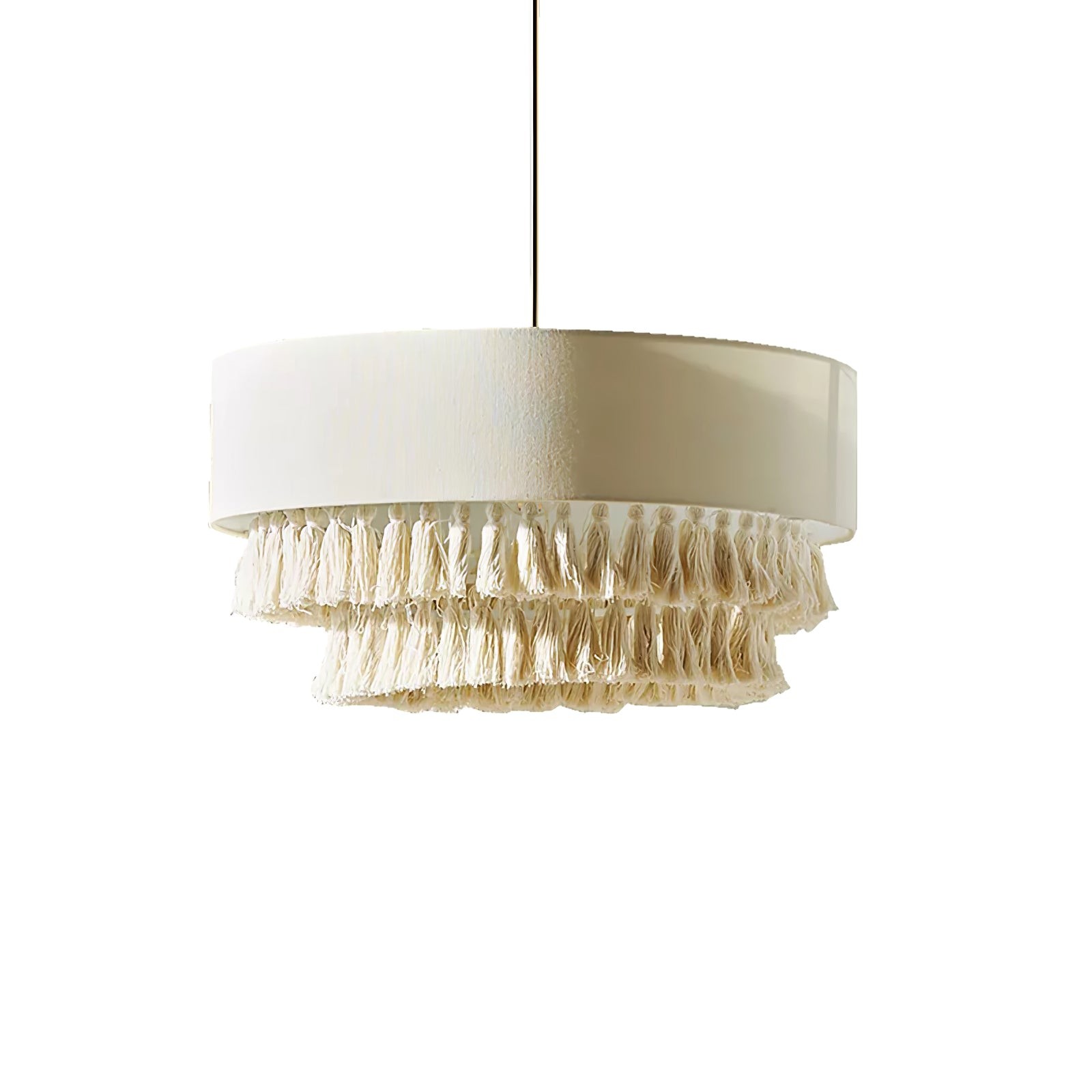 Bohemian Hemp Rope Tassel Chandelier M557