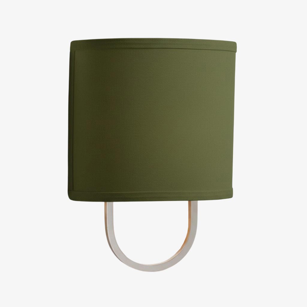 Nolvara Elegant Wall Light Featuring Soft Shade and Metal Arm T082