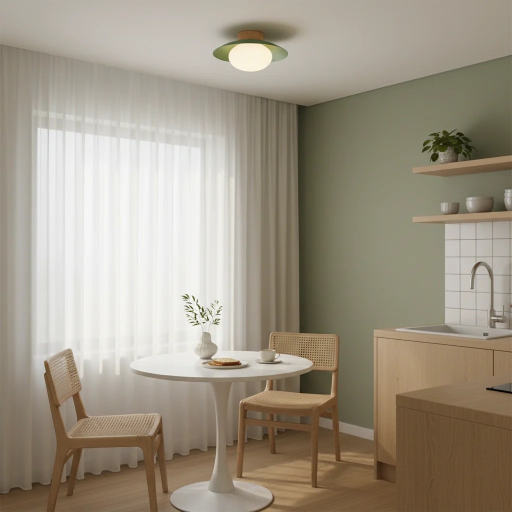 Oribela Ceiling Light Sculptural Globe Aesthetic with Soft Ambient Glow for Kitchen and Lounge T508