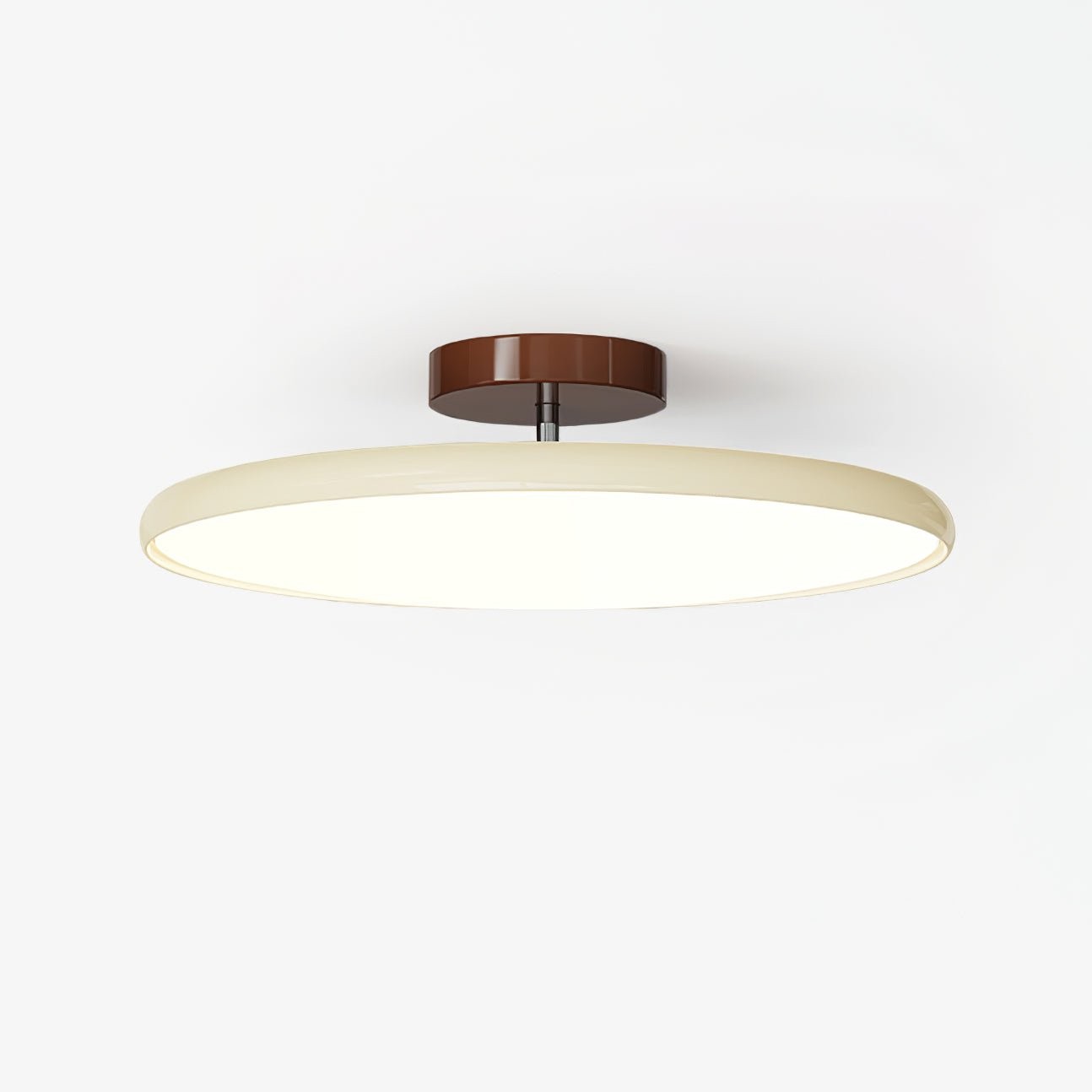Ren produktvisning av moderne justerbar skiveformet taklampe M367