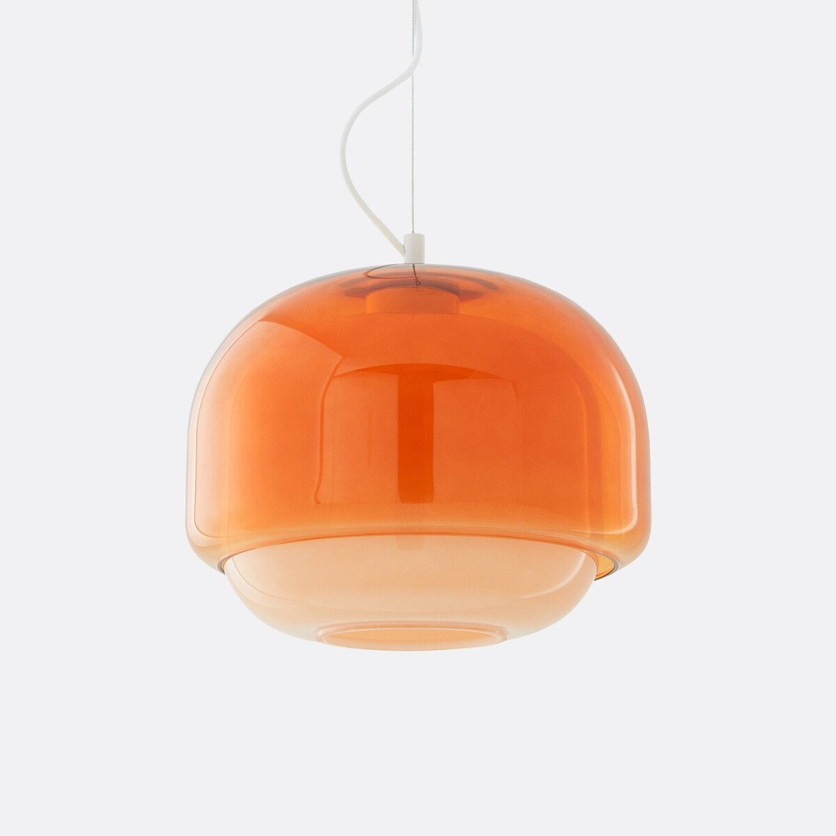 Clinco Modern Mushroom Pendant Light - Colored Glass Hanging Light T418