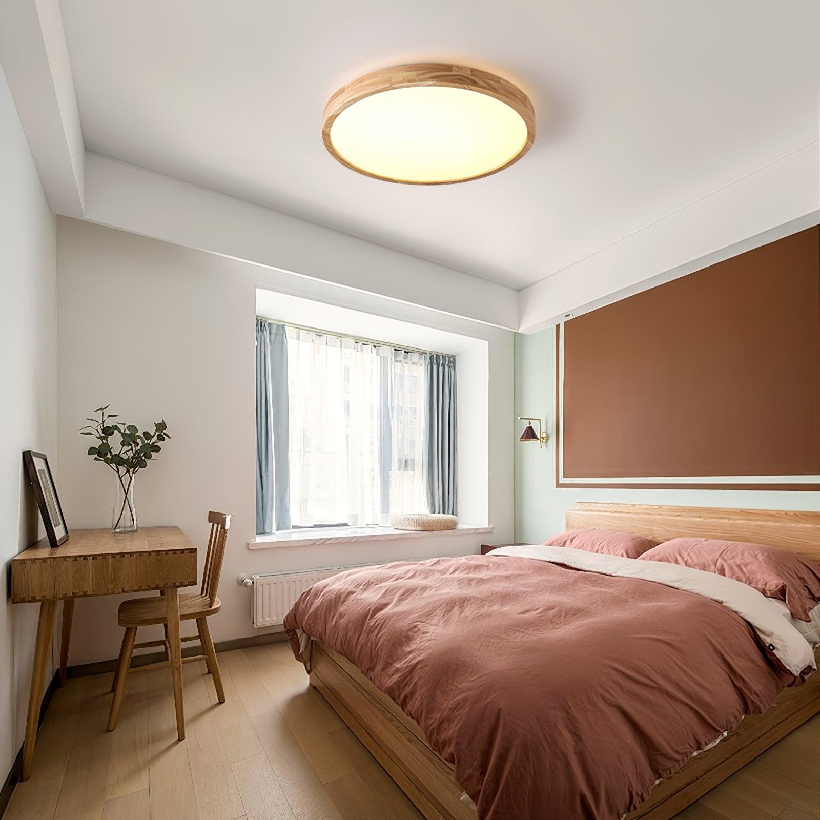 Wooden Geometric Ceiling Light M295