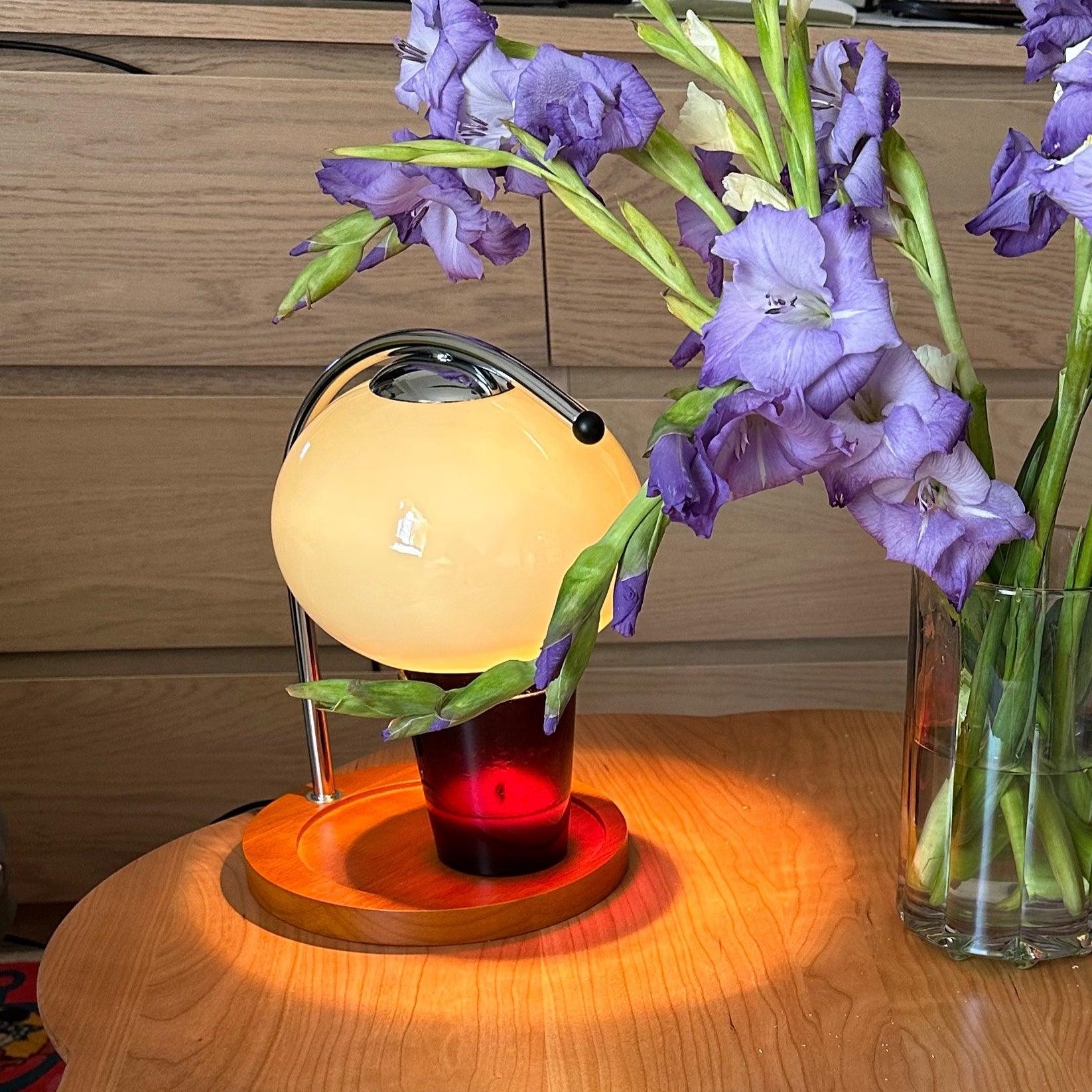 Modern Bauhaus Glass Candle Warmer Table Lamp M142