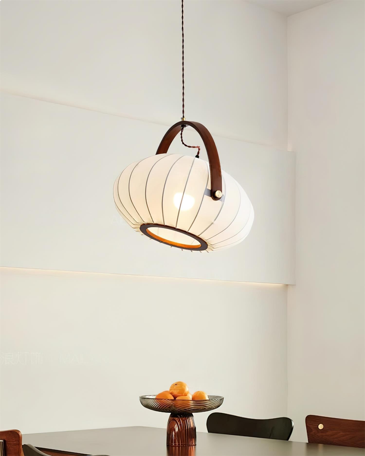 Vintage Lantern Wooden Decoration Pendant Lamp M290