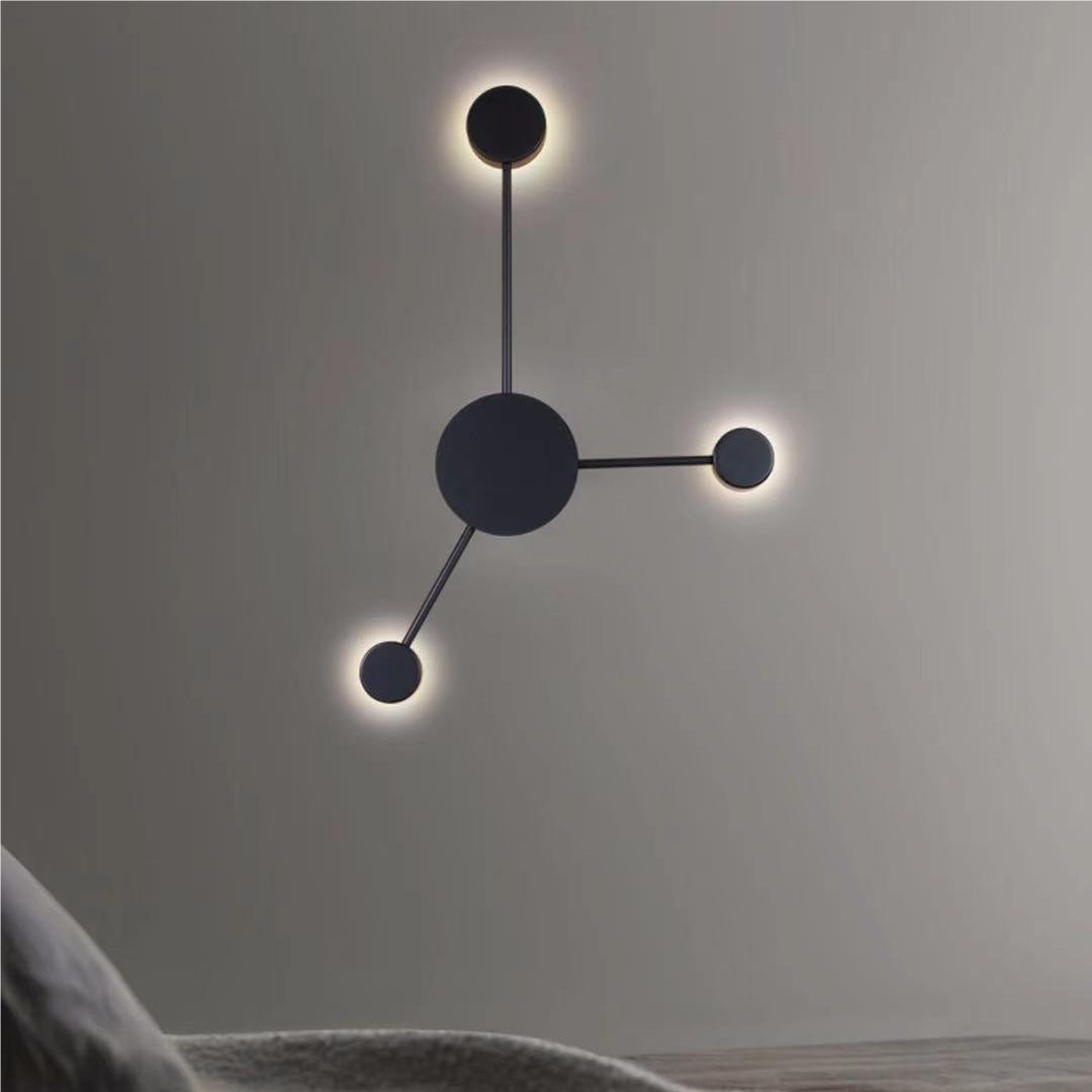 Modern Art Circle Linear LED Wall Light S102