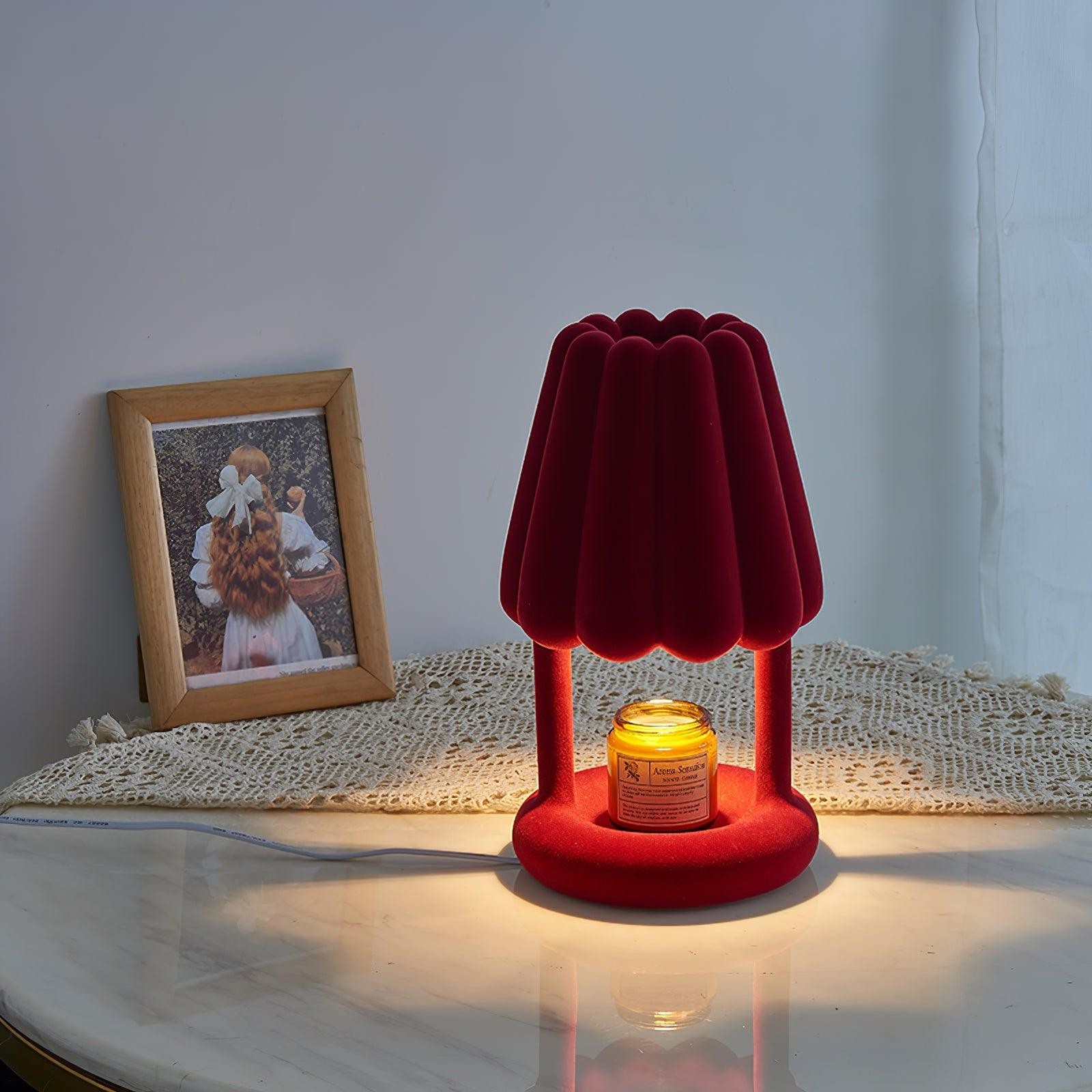 Ice Cream Flocked Resin Table Lamp M566