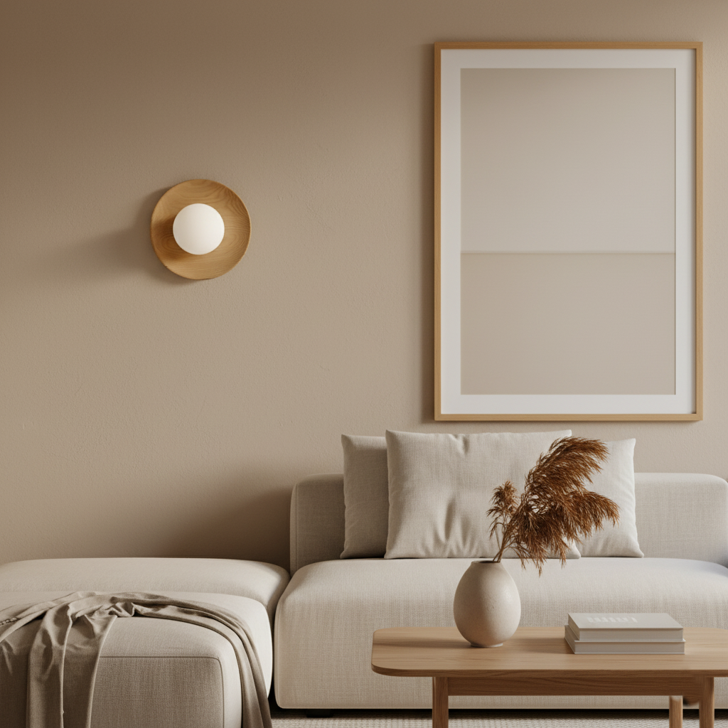 Nordic Minimalist Natural Wood LED Wall Light D780