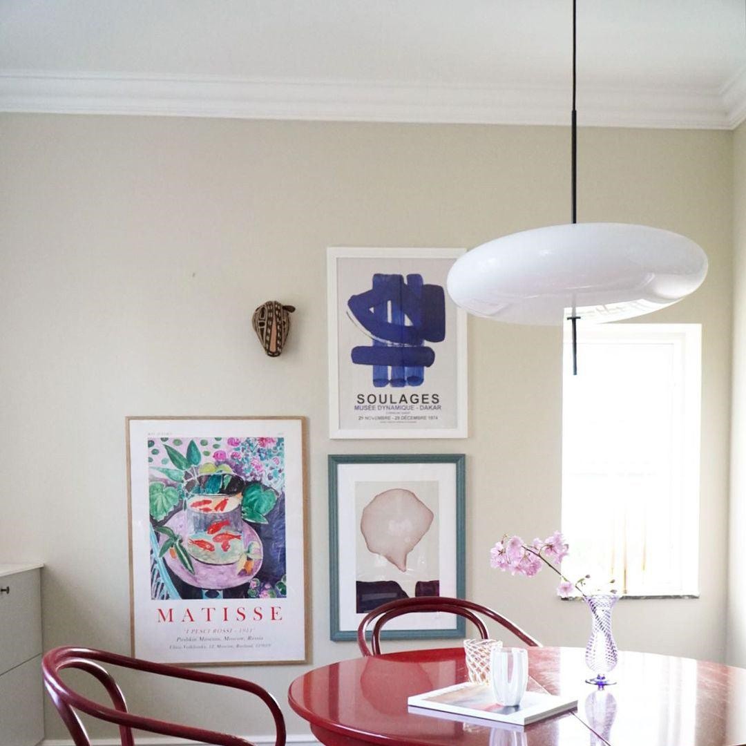 Modern Elliptical Shape Pendant Light