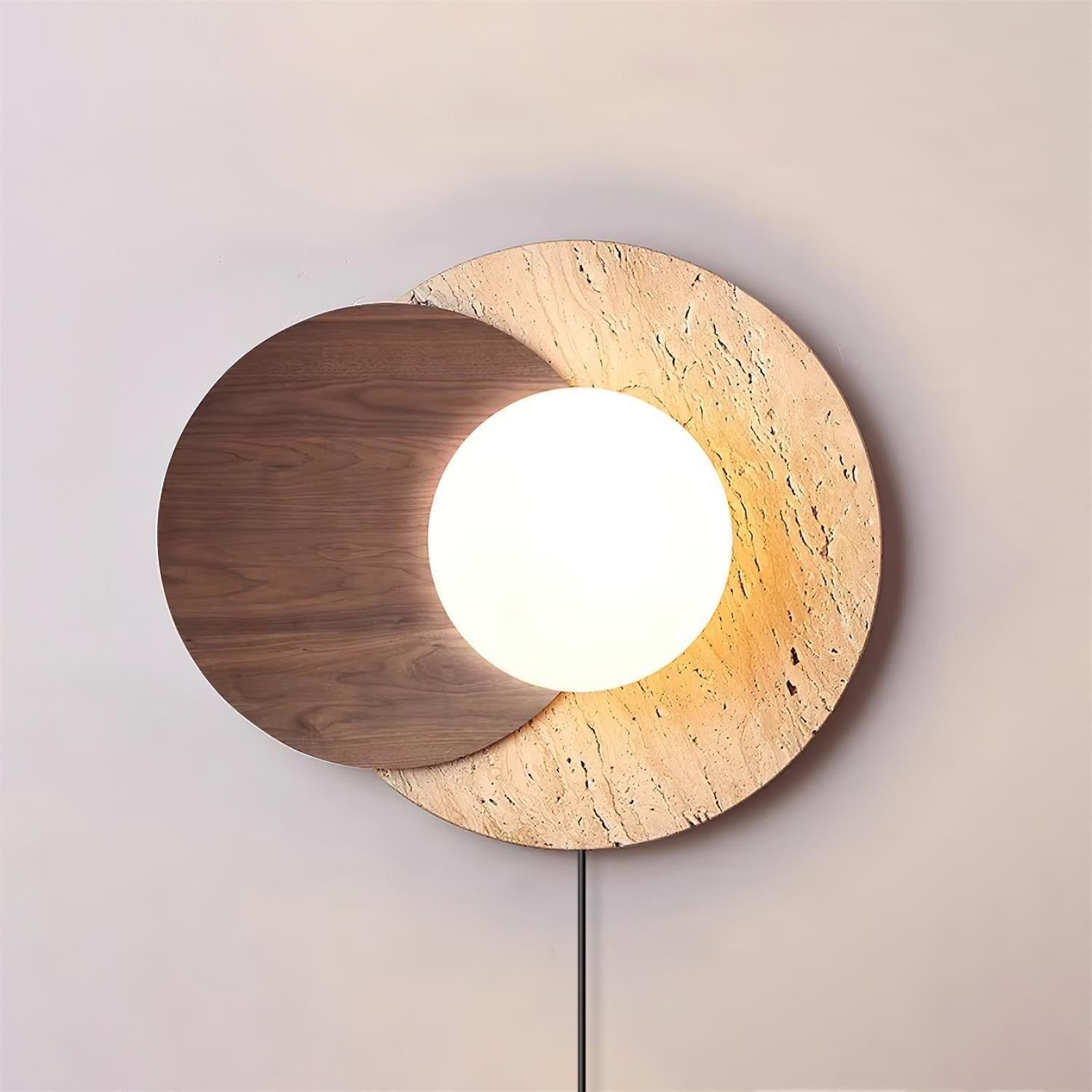 Wabi-sabi Eclipse Plug-In Wall Lamp M542