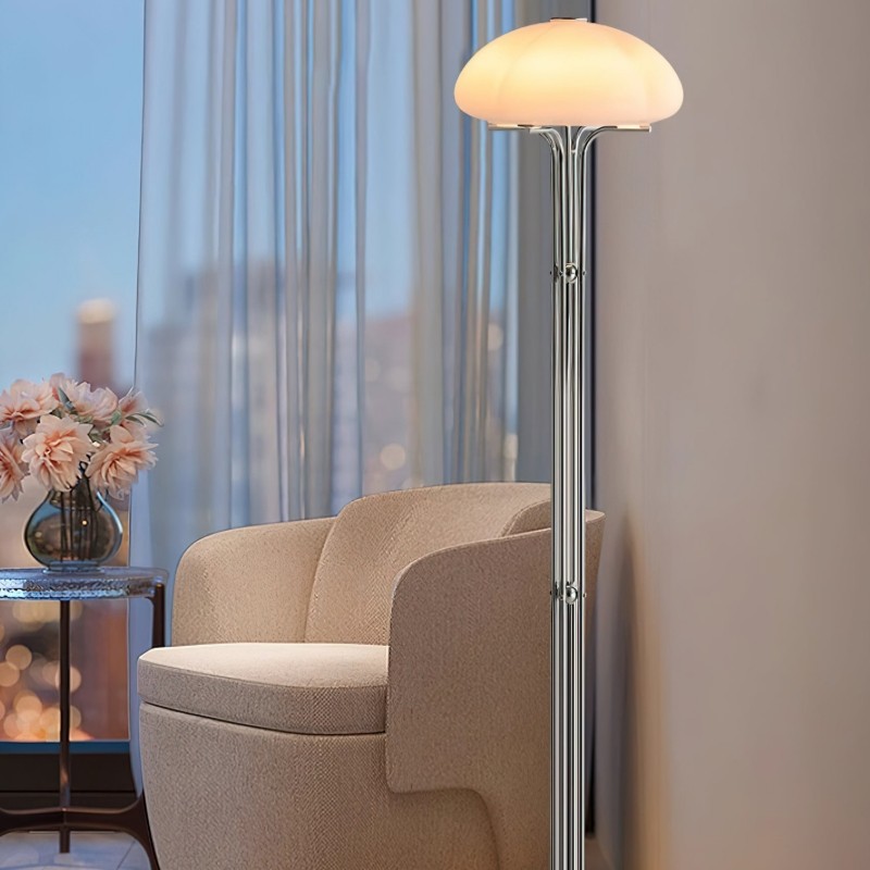 Pumpkin Glass Floor Lamp M278