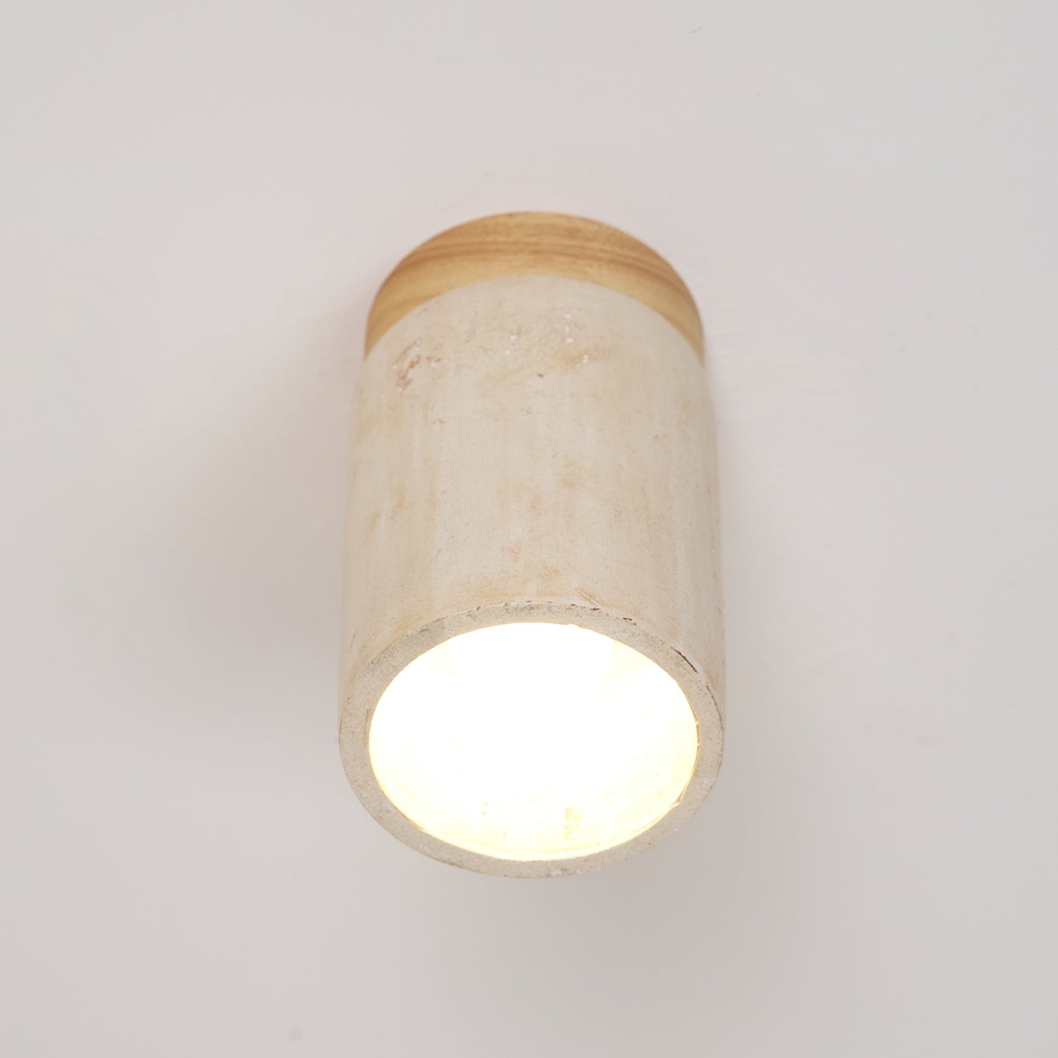 Marble Travertine Column Ceiling Lamp M510