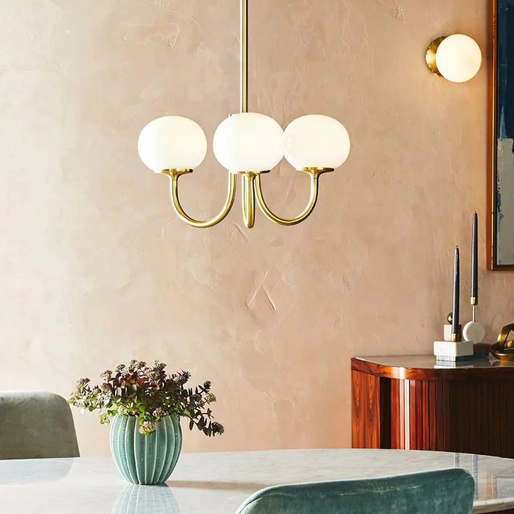 Marshmallow Modern Glass Chandelier D776