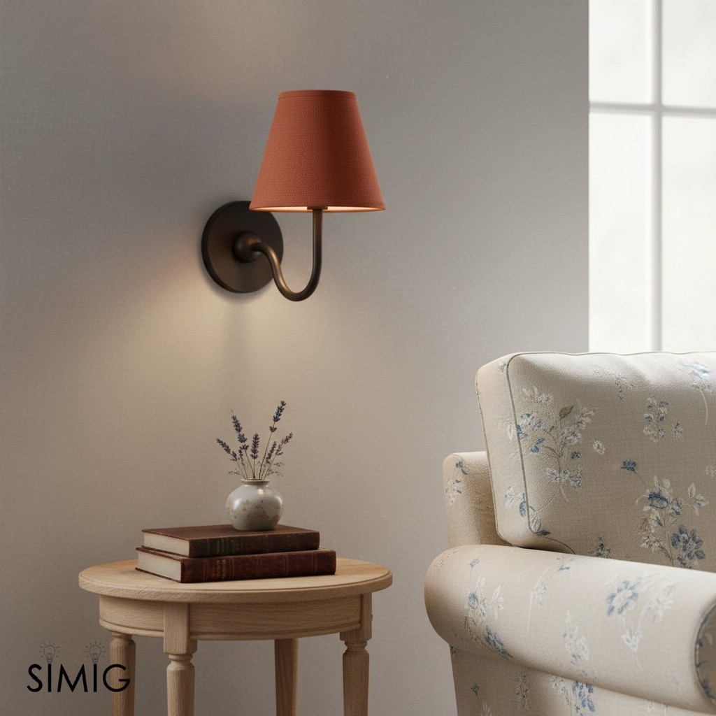Luvora Modern Pleated Shade Wall Lamp for Bedroom & Living Room T036
