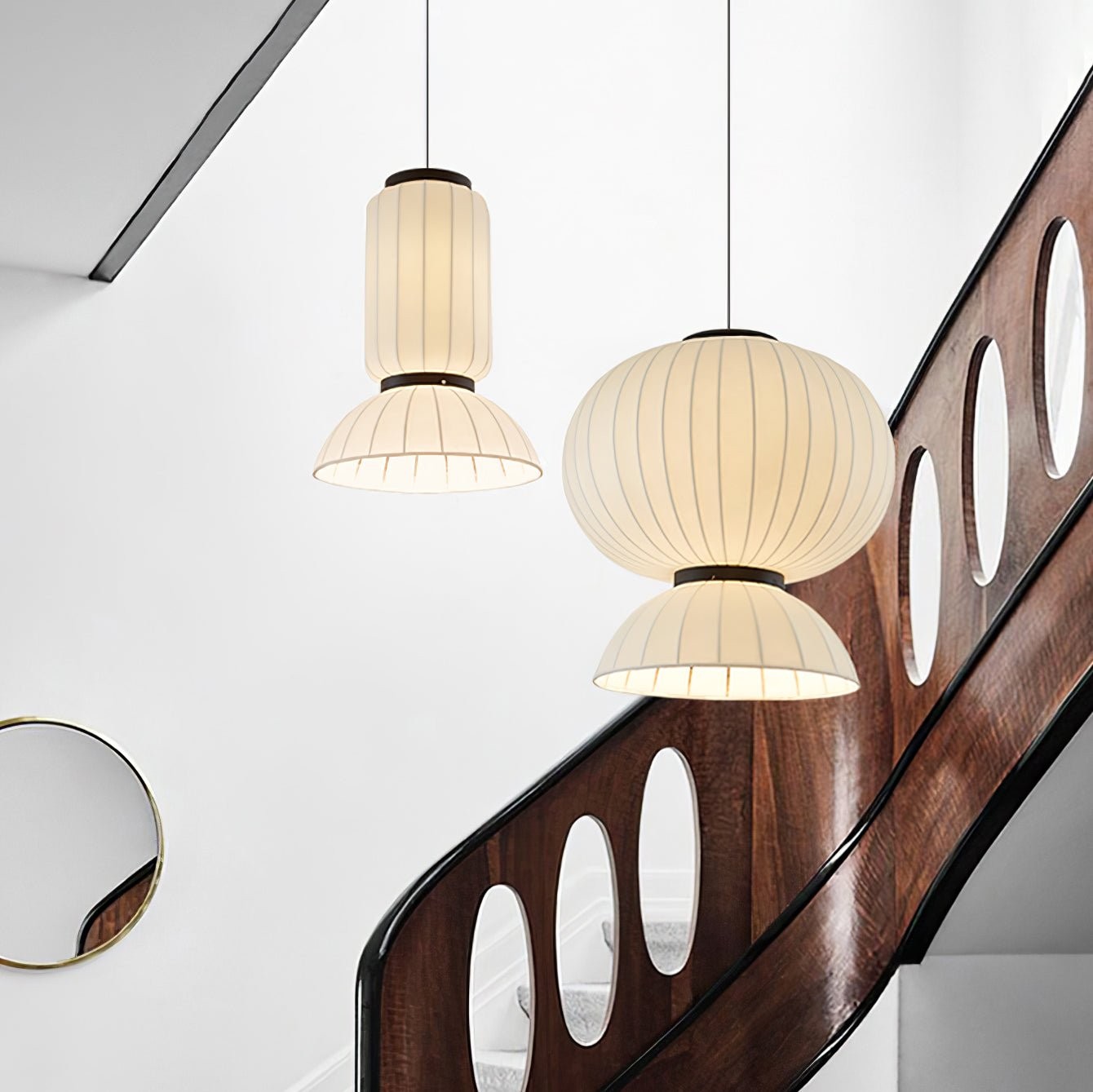 Mulberry Silk Lantern Pendant Light M536