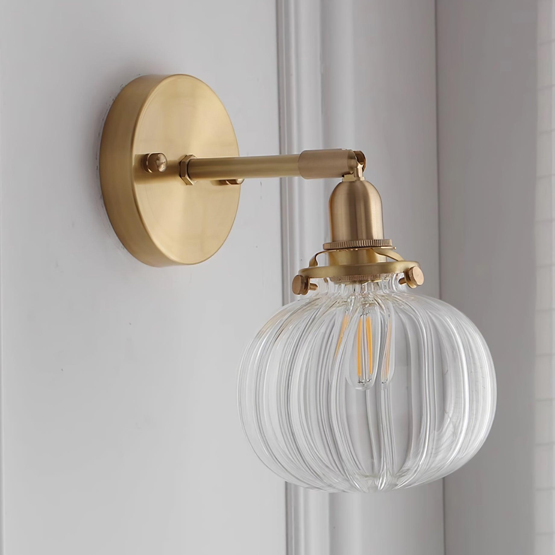 Simple Hallway Entrance Pumpkin Pattern Wall Lamp M210