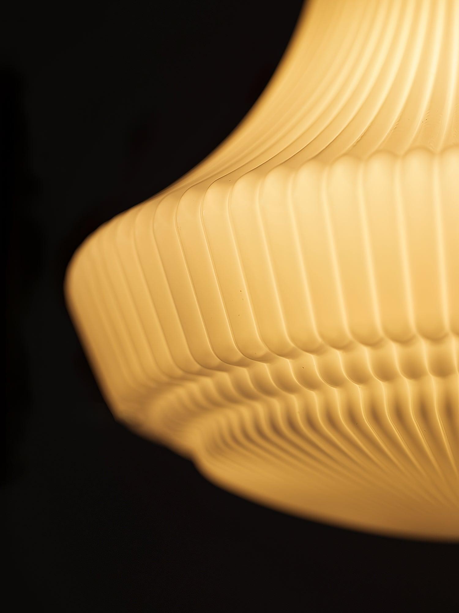 Classical Brass Alabaster Glass Pendant Lamp M424