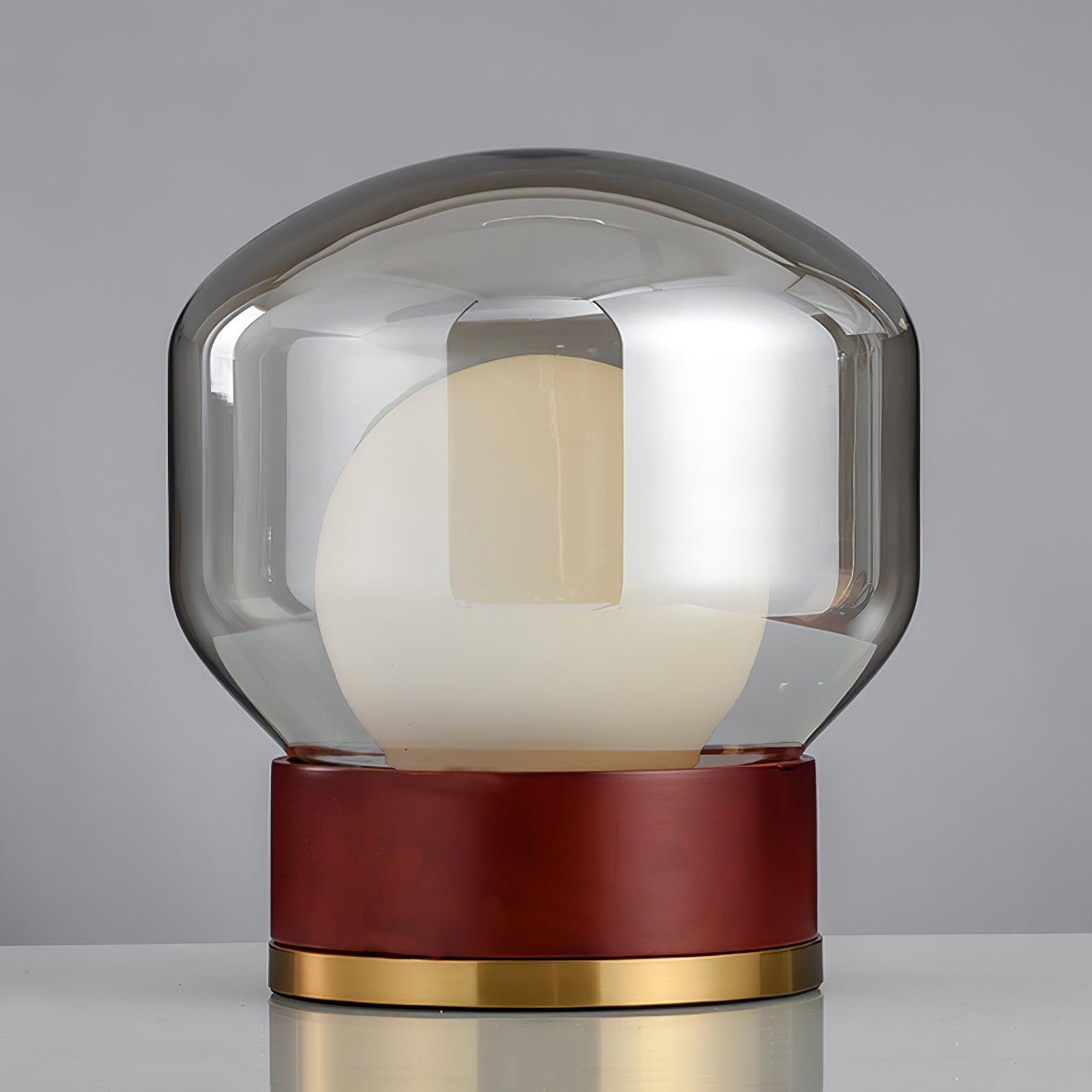 Simple Creative Wood Orb Table Lamp M527